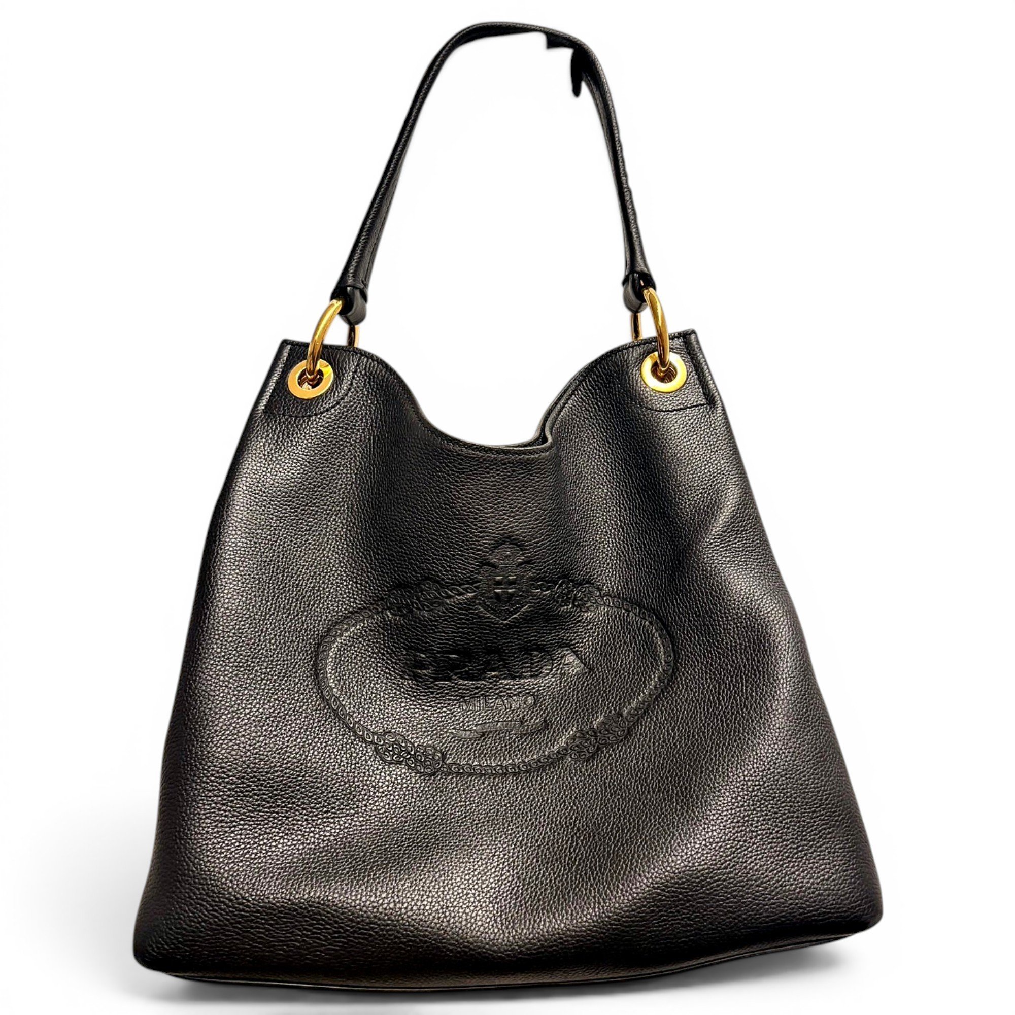 Leather handbag