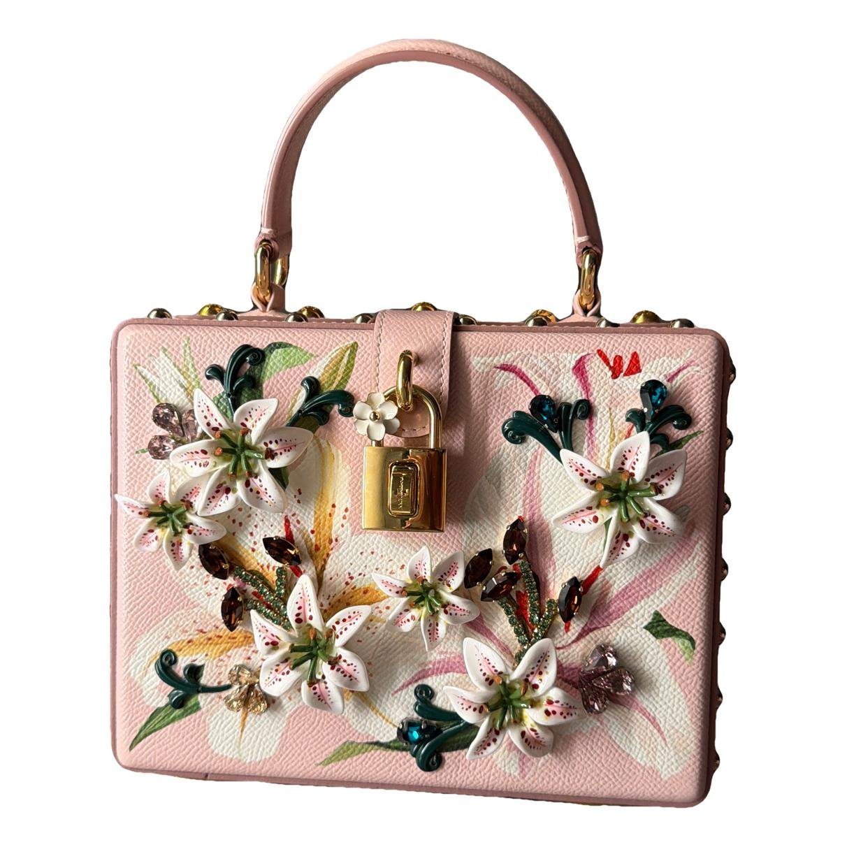 Dolce Box leather satchel