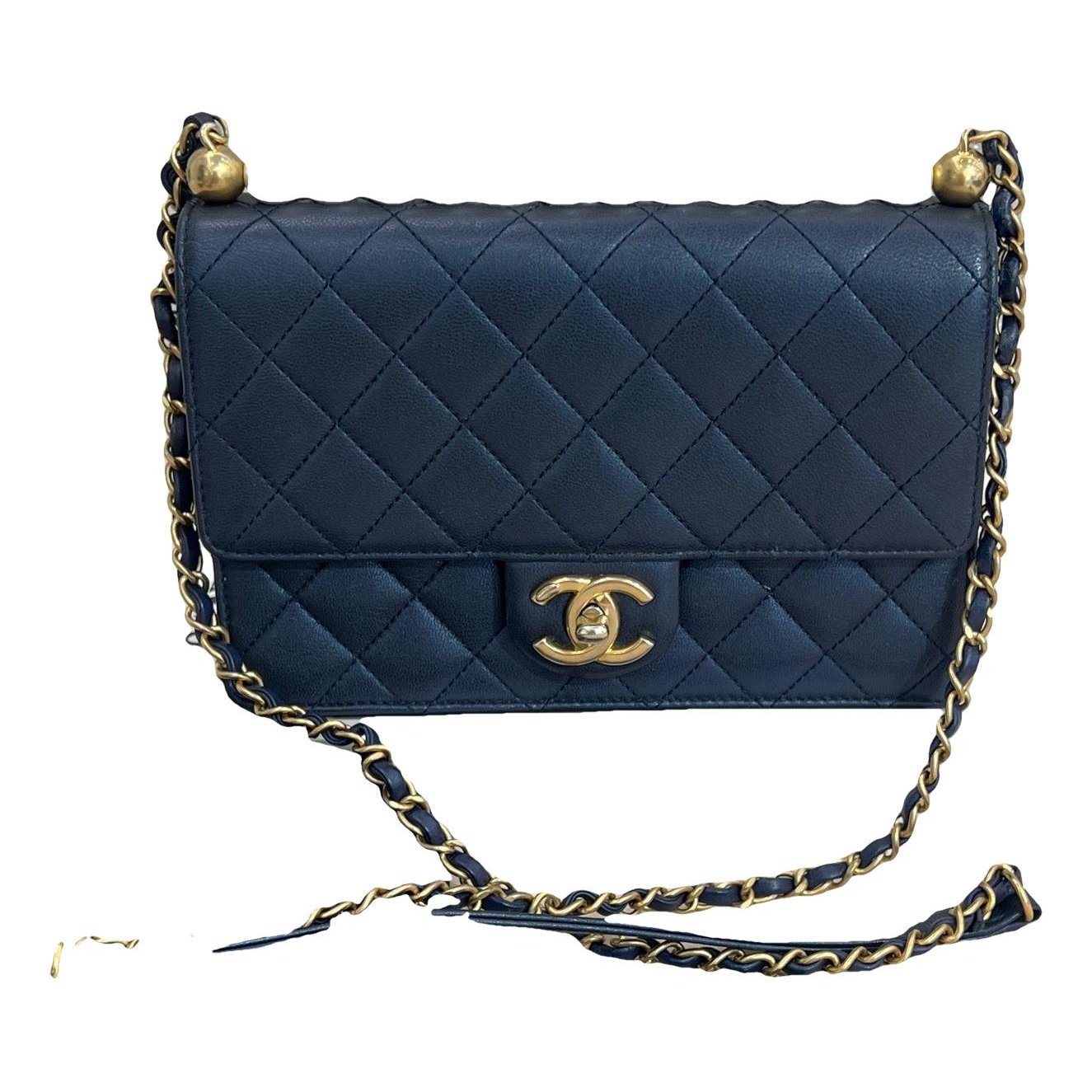 Trendy CC Flap leather handbag