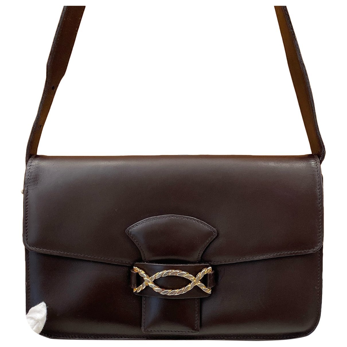 Triomphe Maillon Chain leather handbag