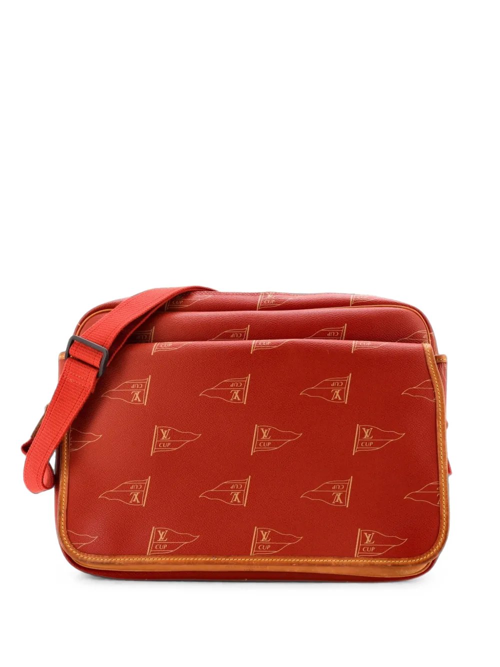 Cup Calvi Messenger Bag Coated Canvas crossbody bag
