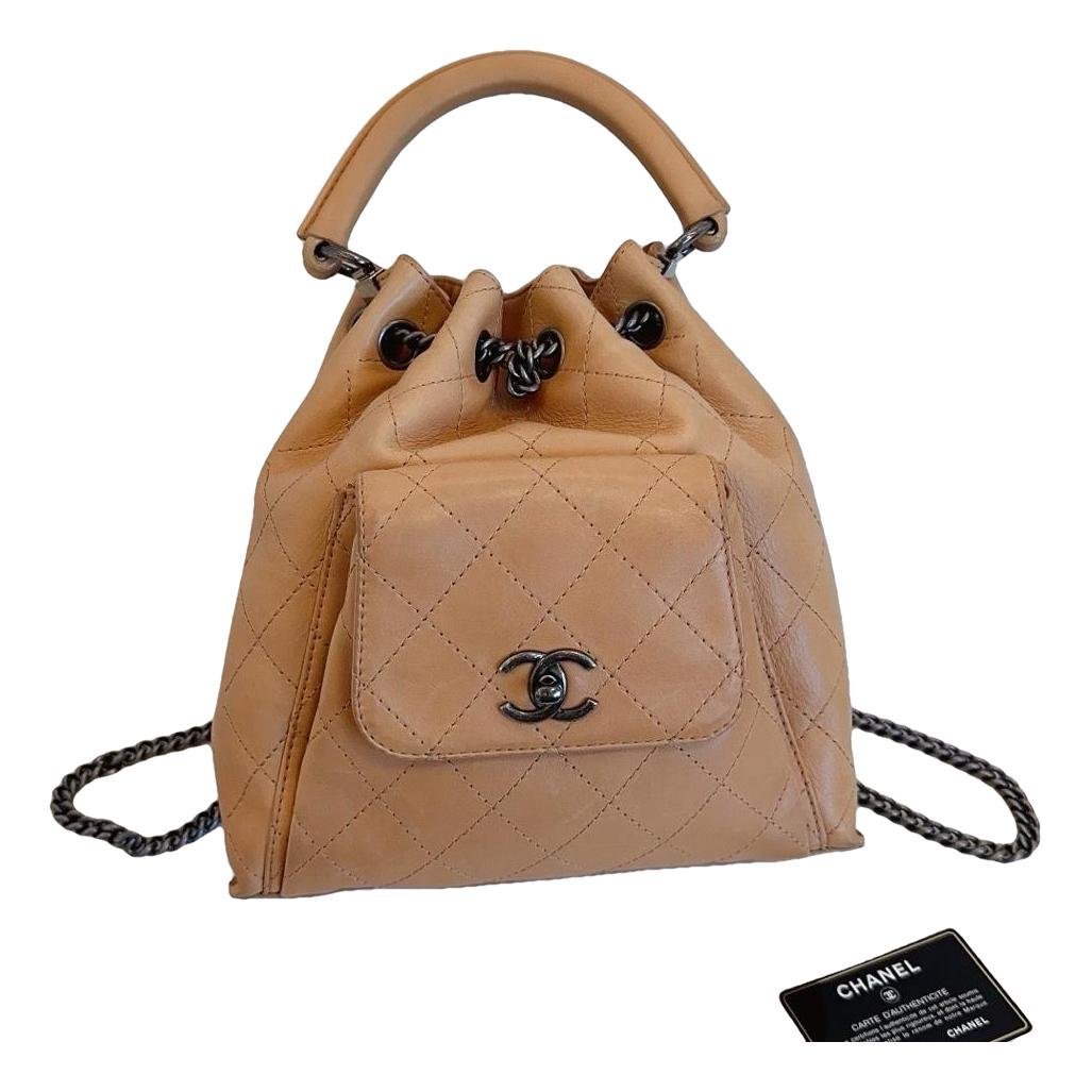 Leather backpack