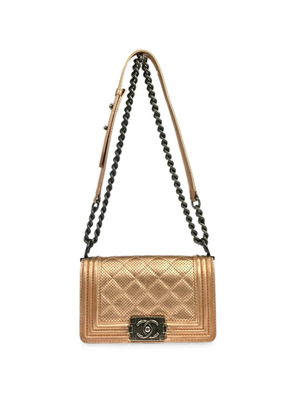 2014 Boy Chanel perforated shoulder bag