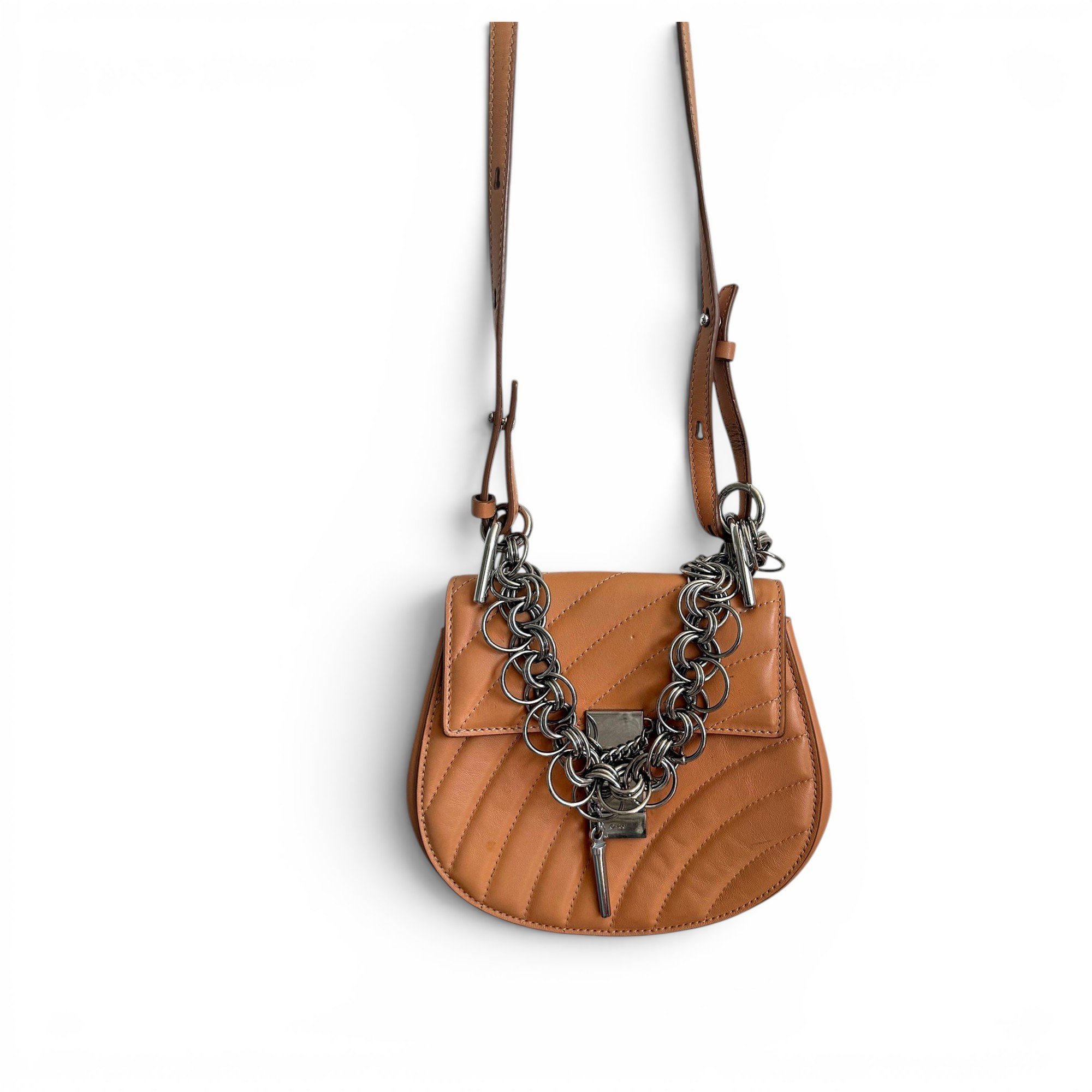 Drew leather crossbody bag