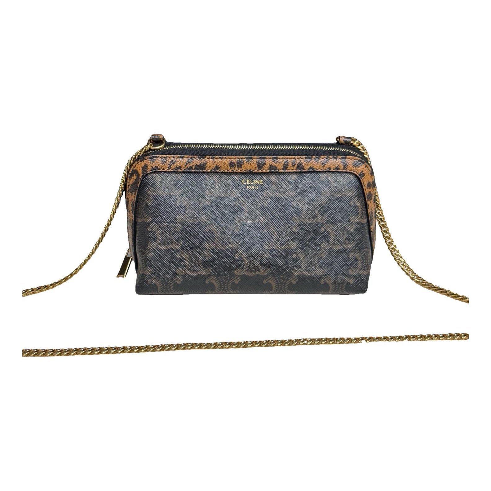 Triomphe leather bag