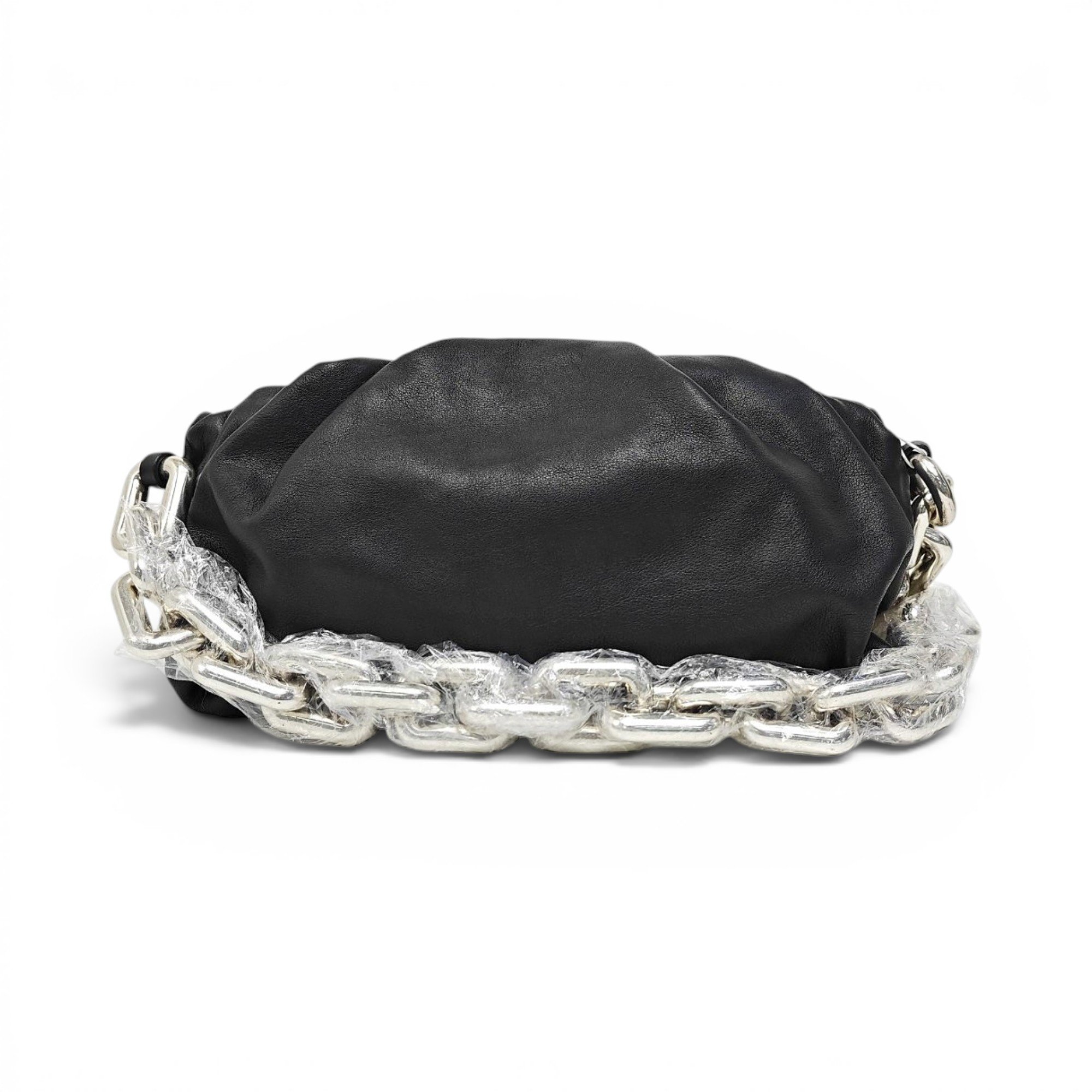 Chain Pouch leather handbag