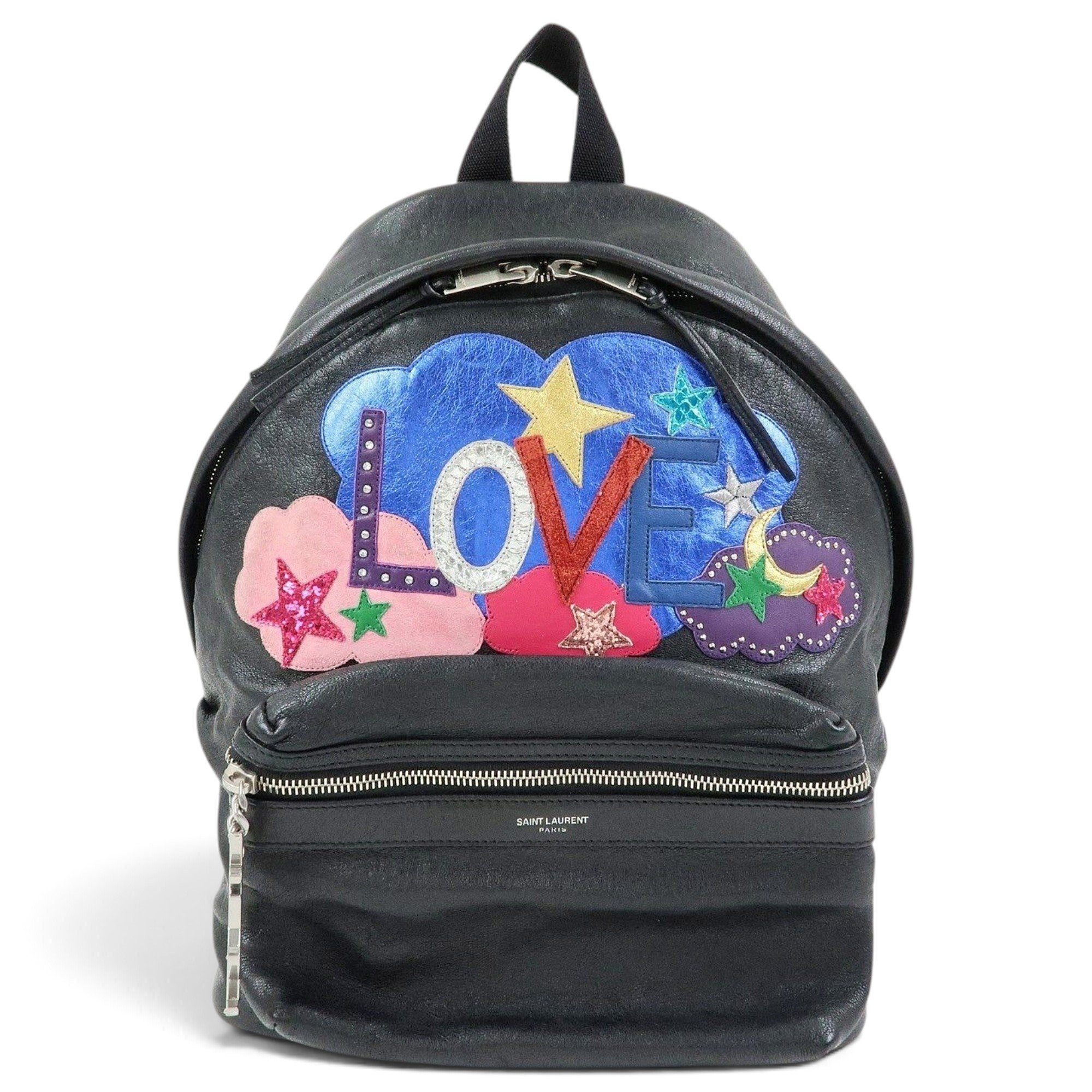 Leather backpack
