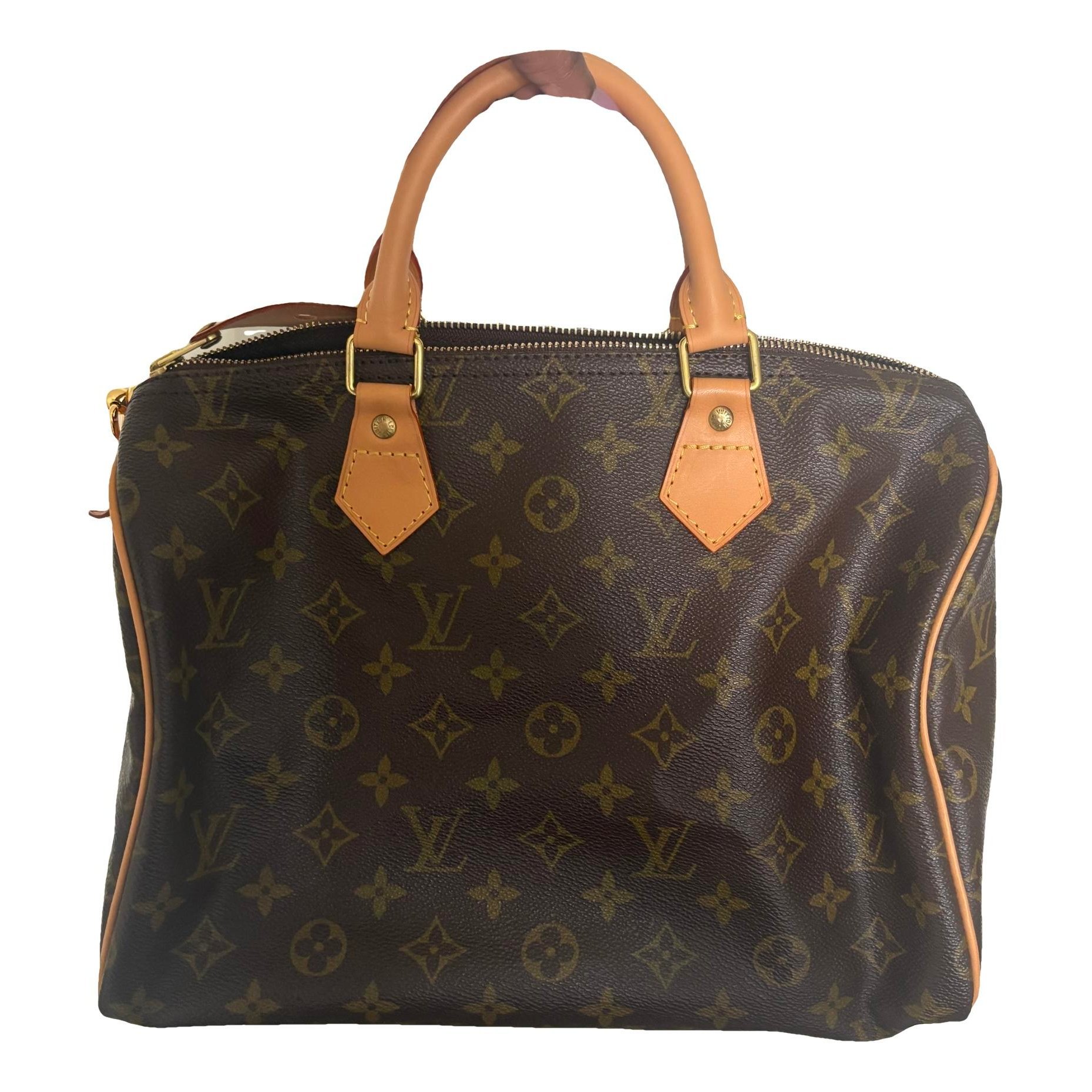Speedy leather handbag
