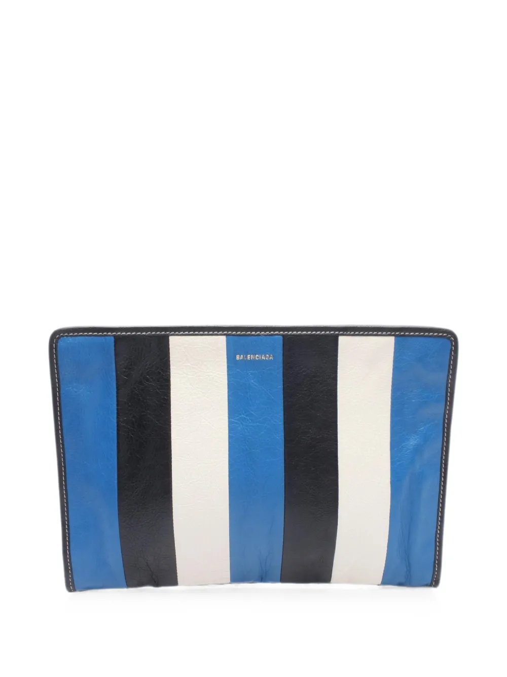 2000s Bazar striped clutch bag