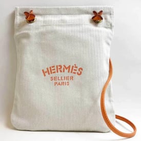 Hermes Aline Handbag Toile H Canvas