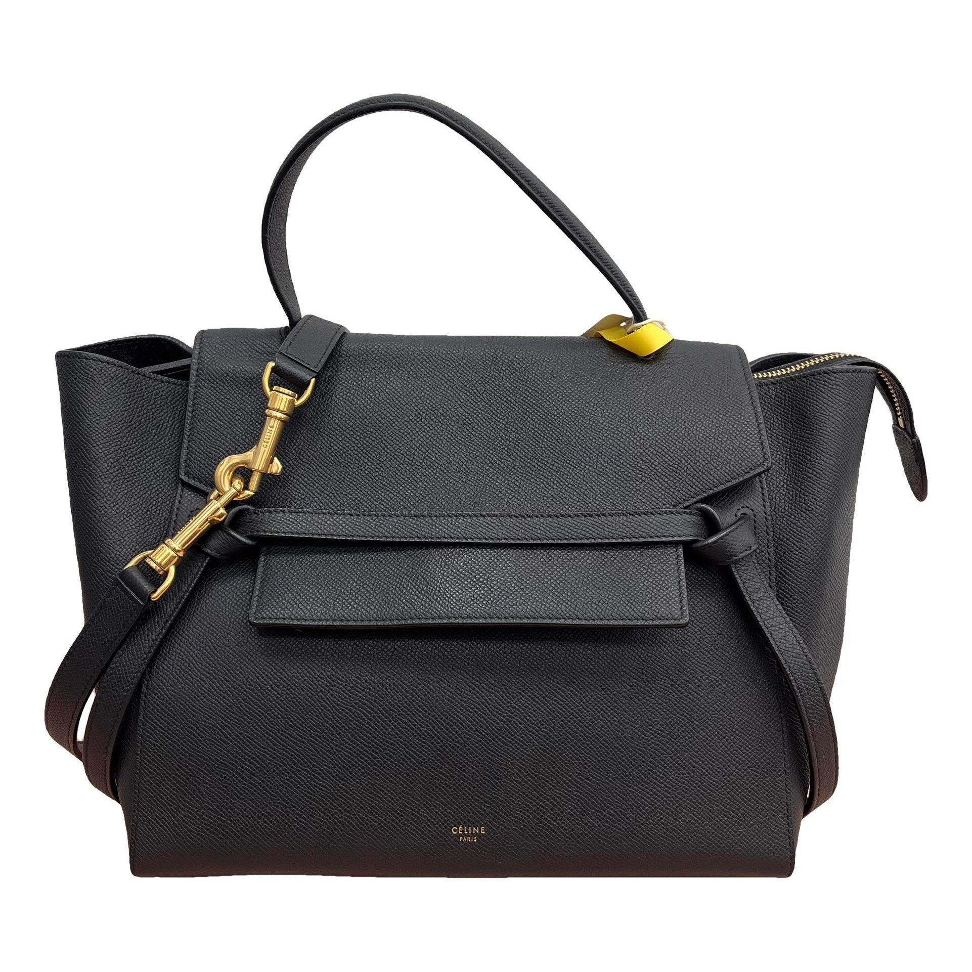 Belt leather handbag
