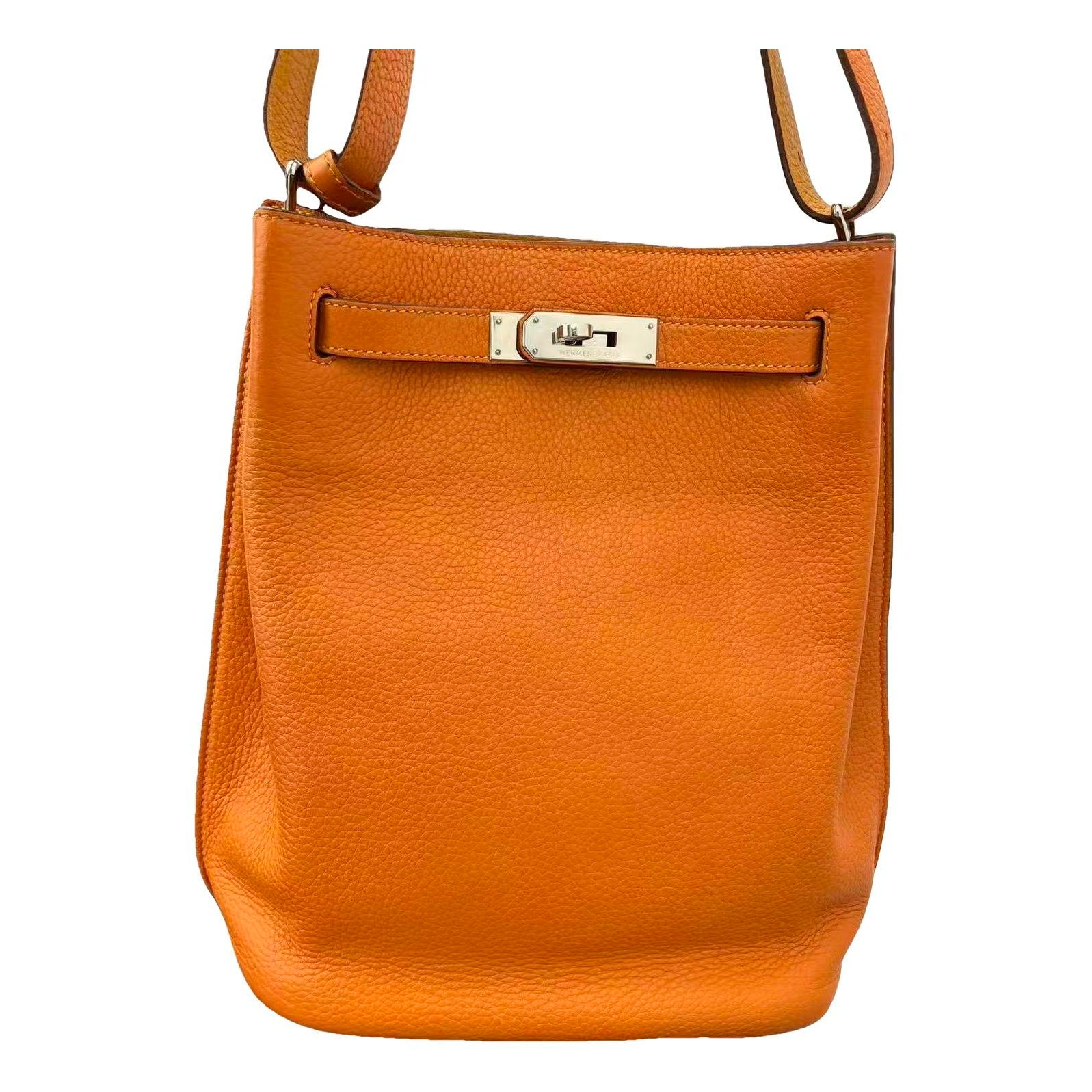 So Kelly leather handbag