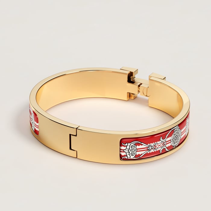 Crépuscule Rouge Clic H Etriers Bracelet