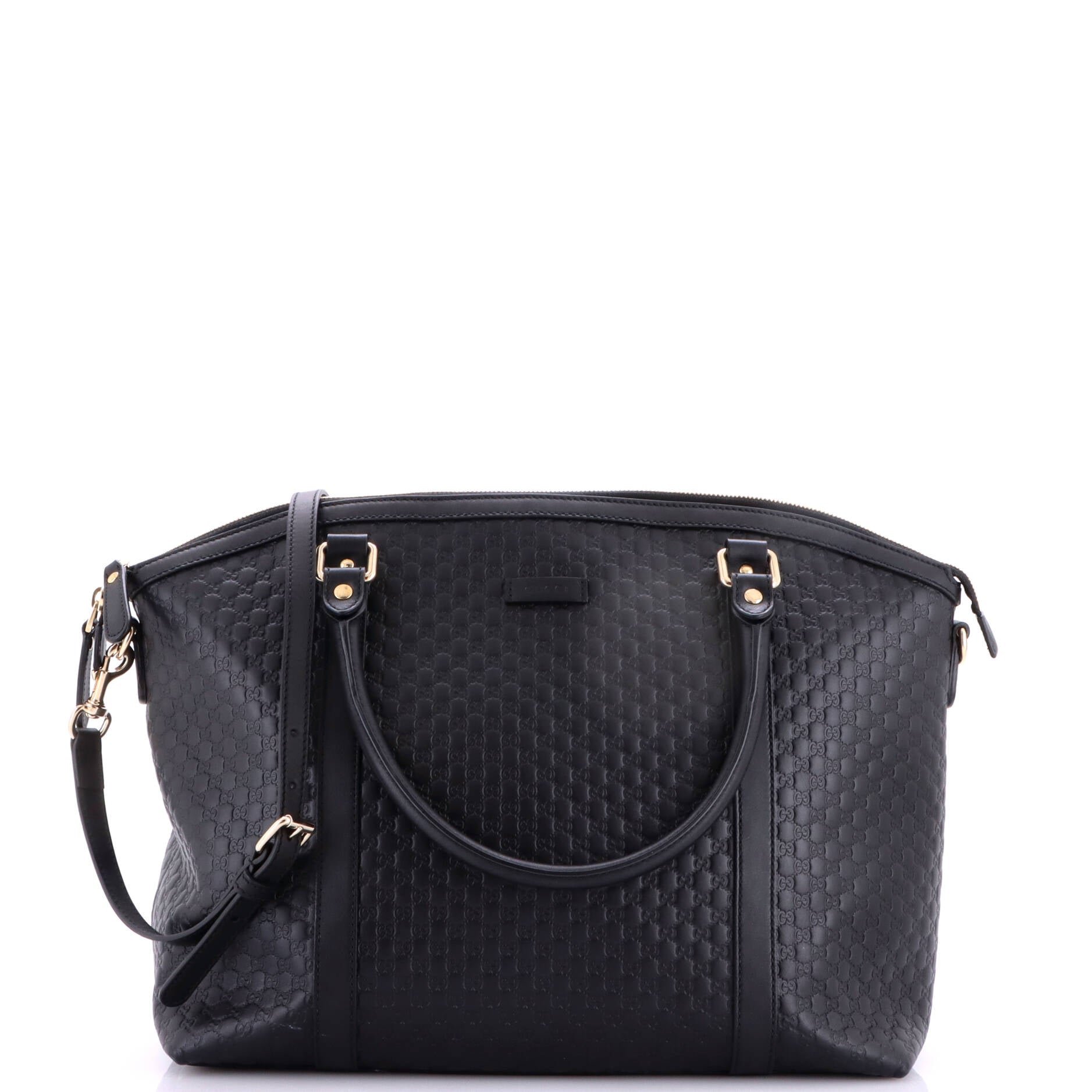 Britt Convertible Dome Satchel Microguccissima Leather Medium