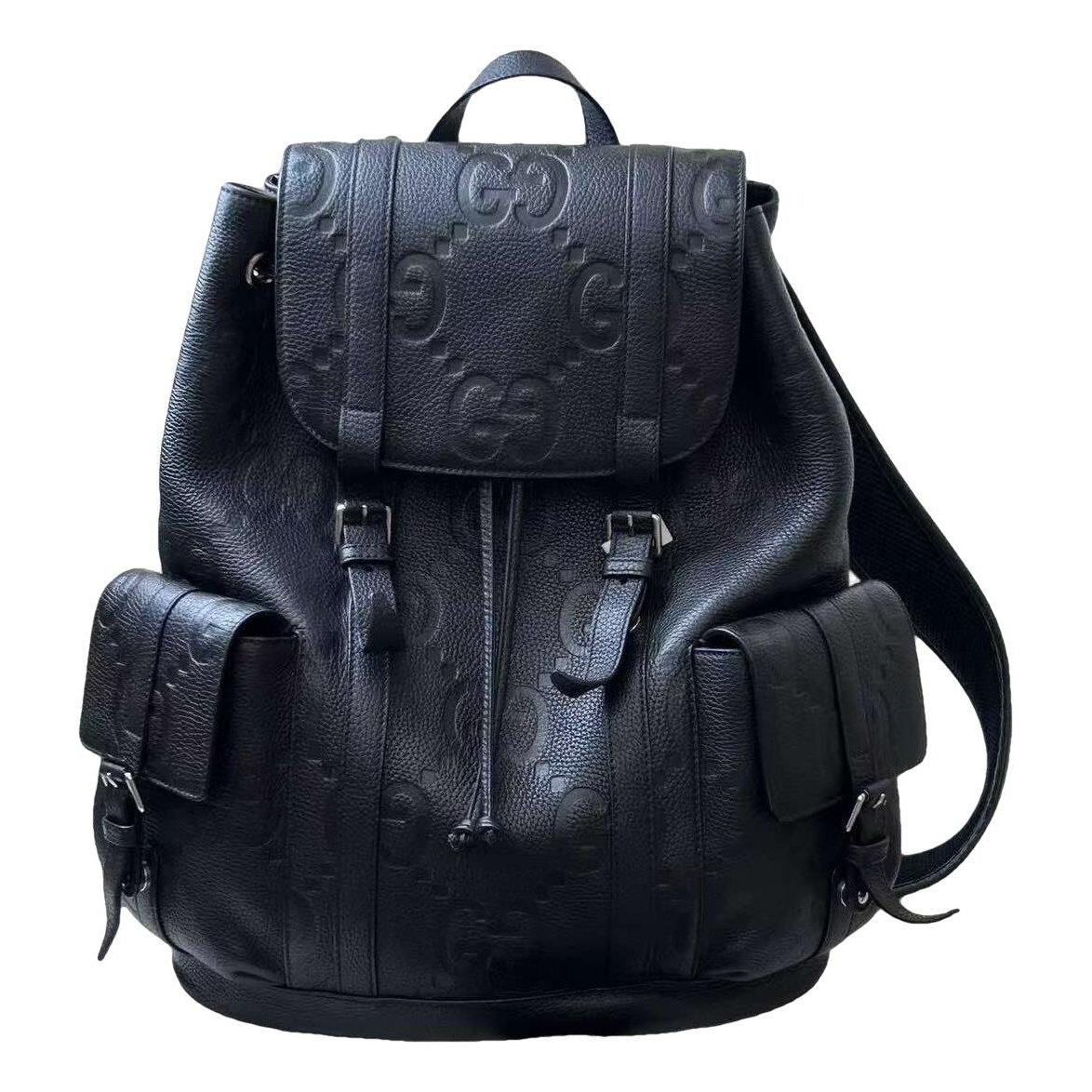 Leather backpack