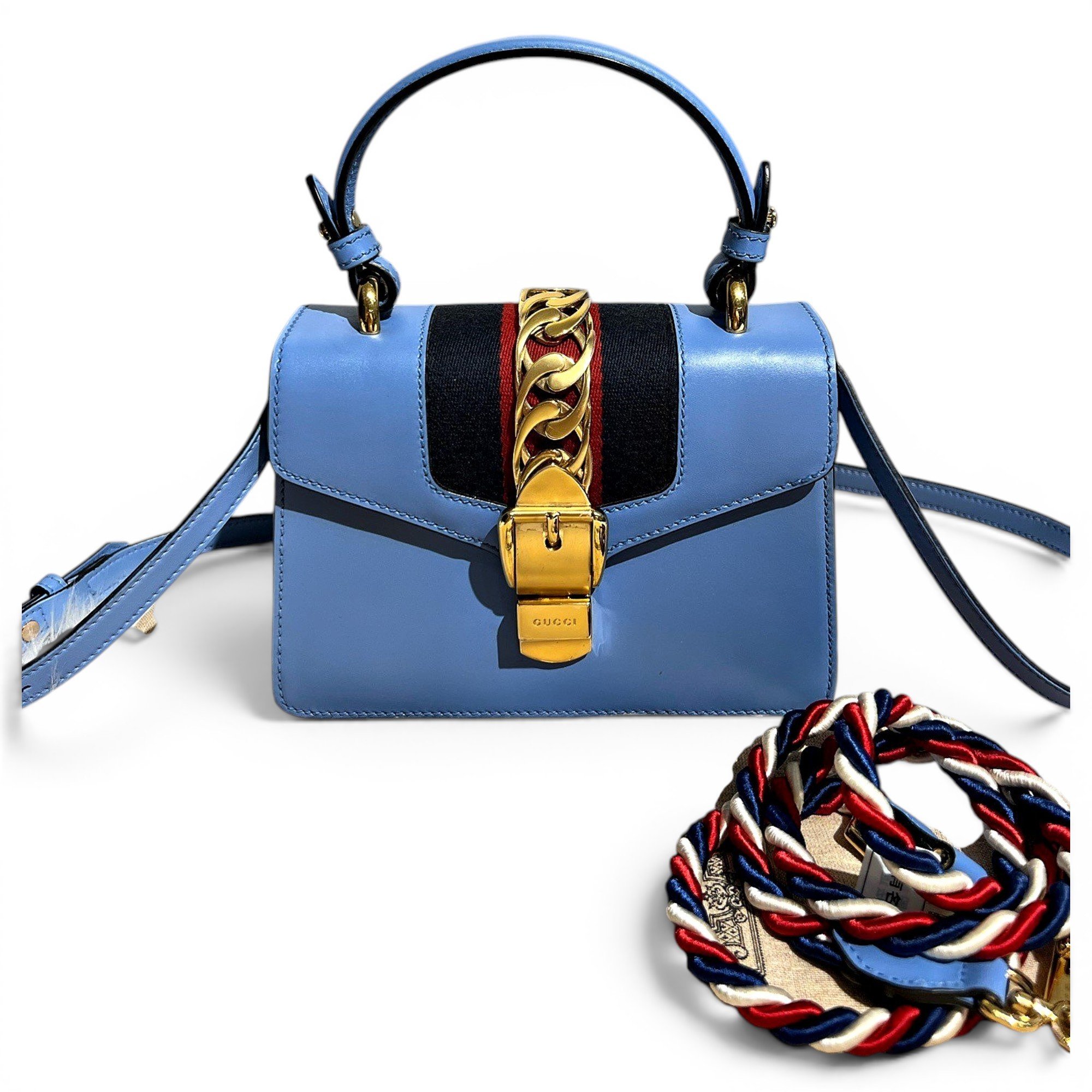 Sylvie Top Handle leather handbag