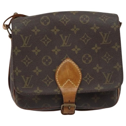 Cartouchière leather handbag