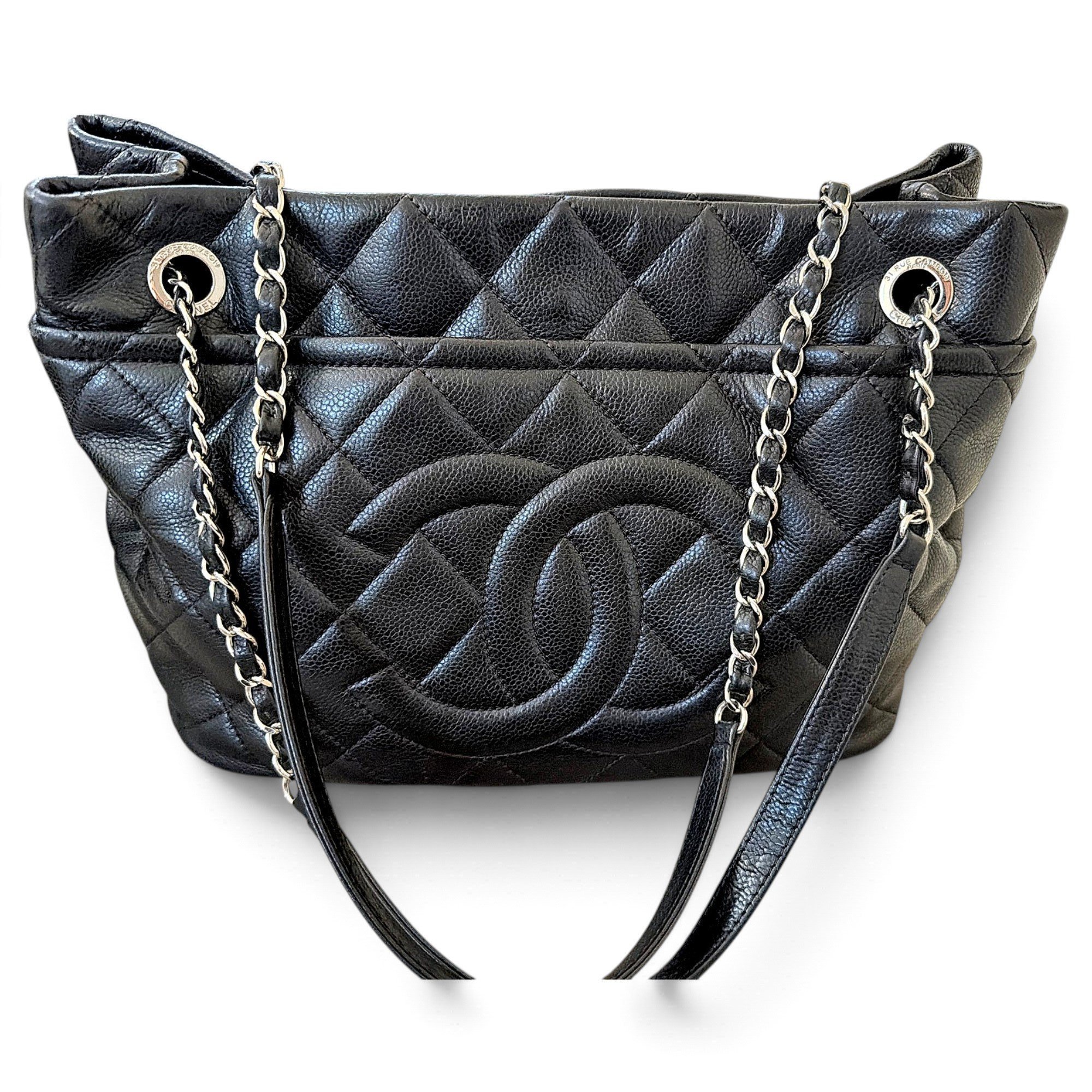 Grand shopping leather tote