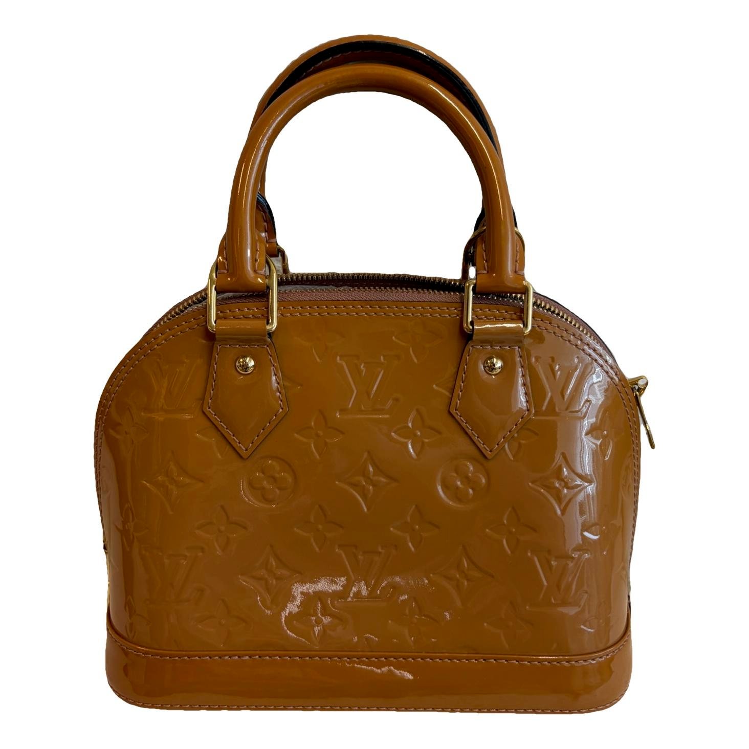 Alma BB patent leather handbag
