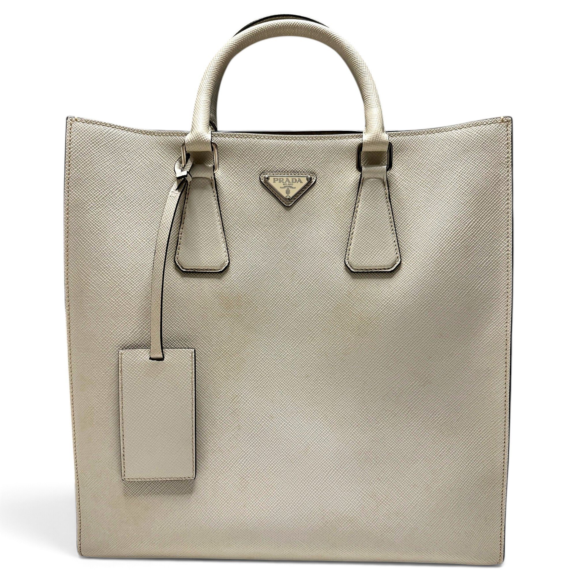 Leather tote
