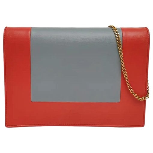 Frame leather crossbody bag