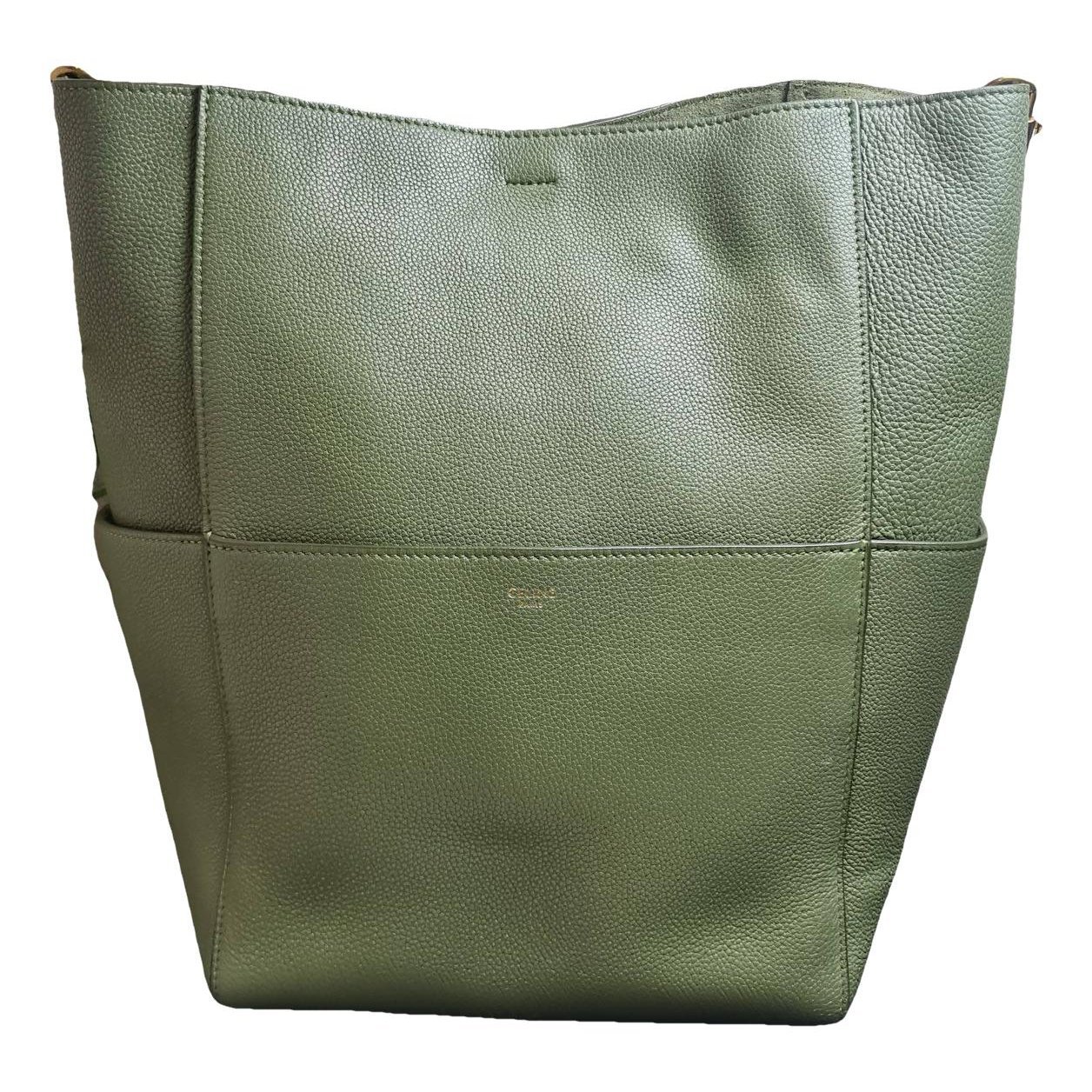 Seau Sangle leather tote
