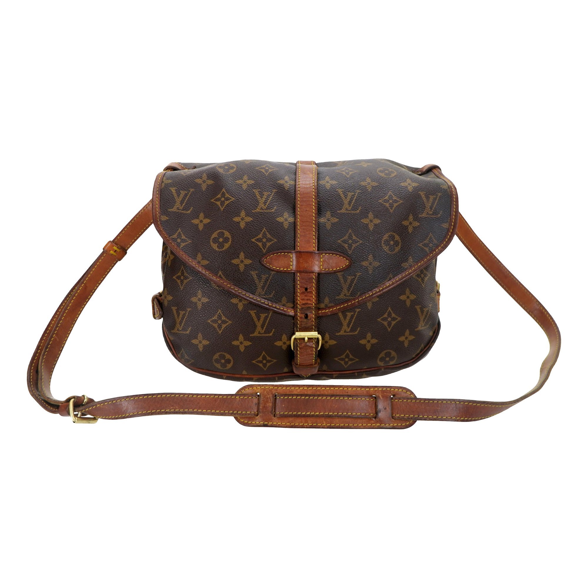 Saumur leather crossbody bag
