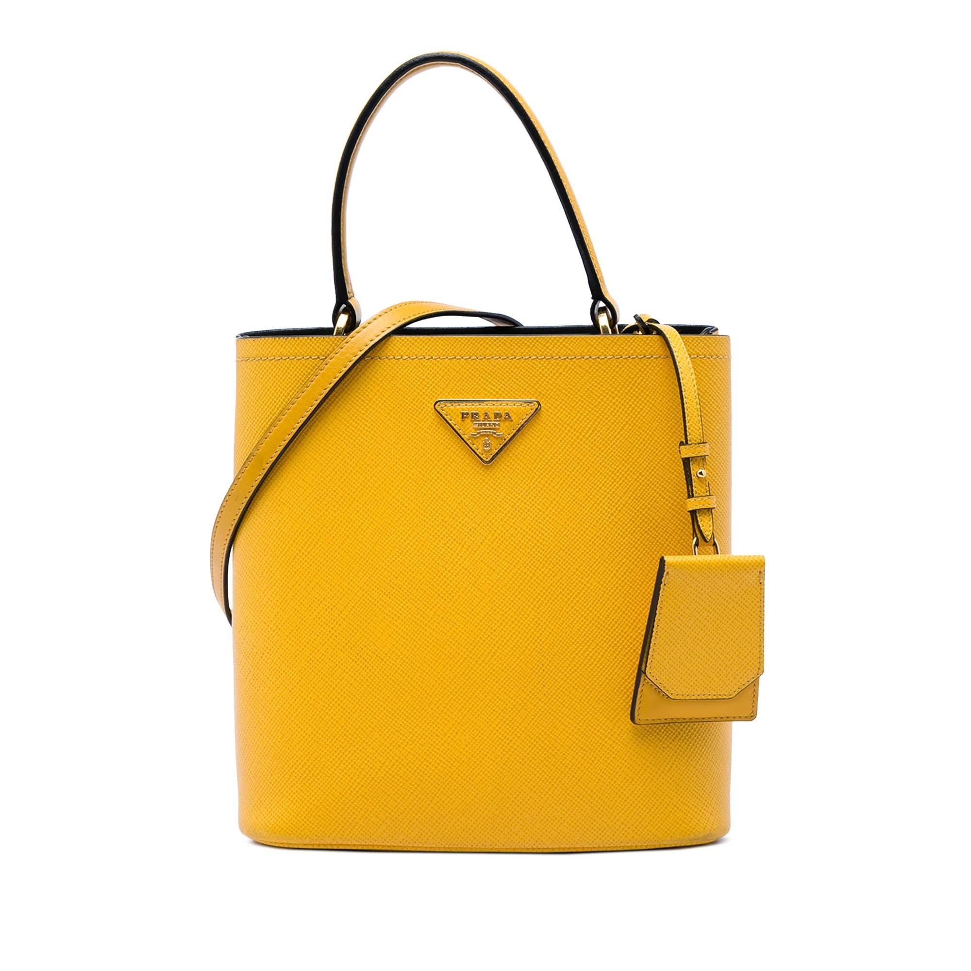 Panier leather handbag