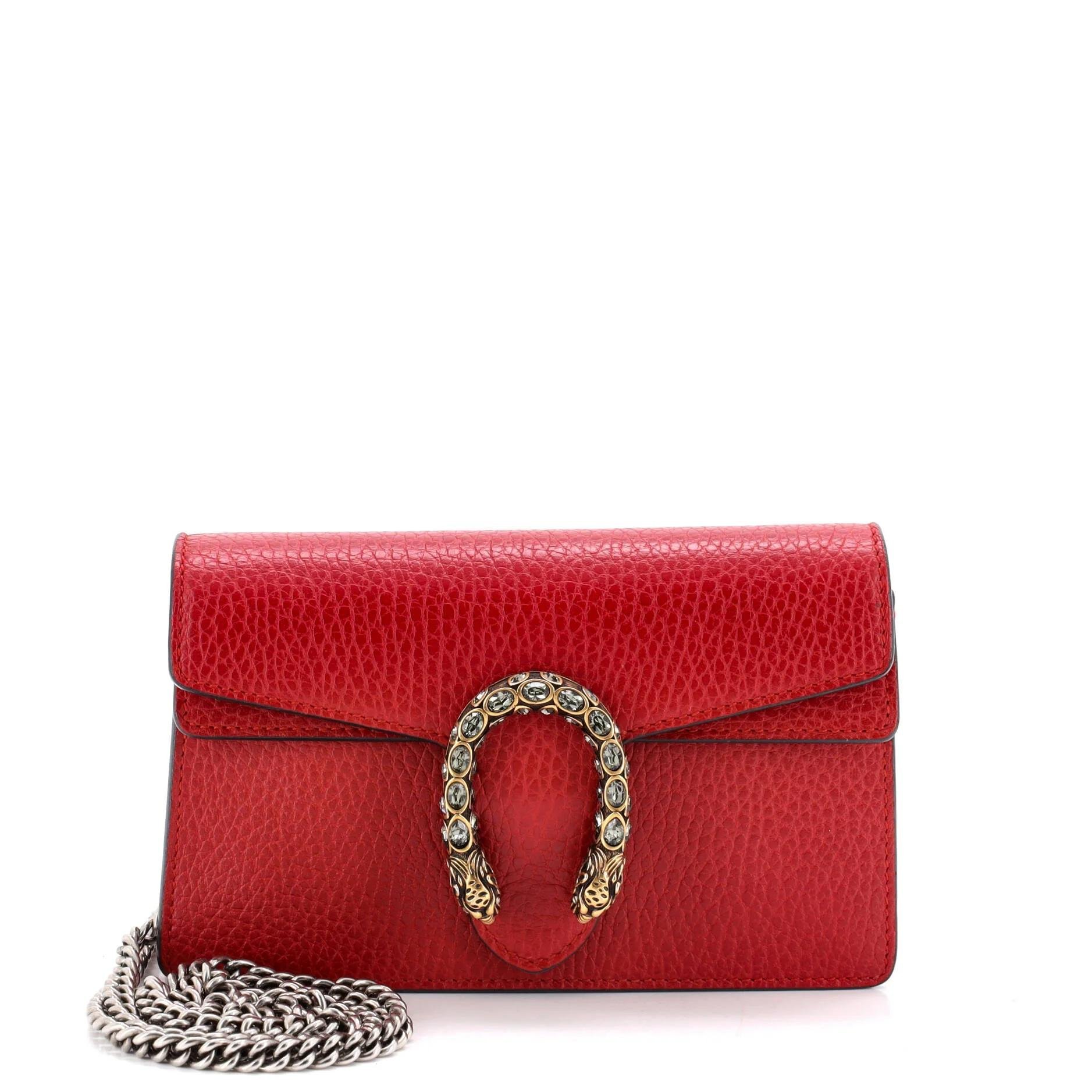 Dionysus leather clutch bag