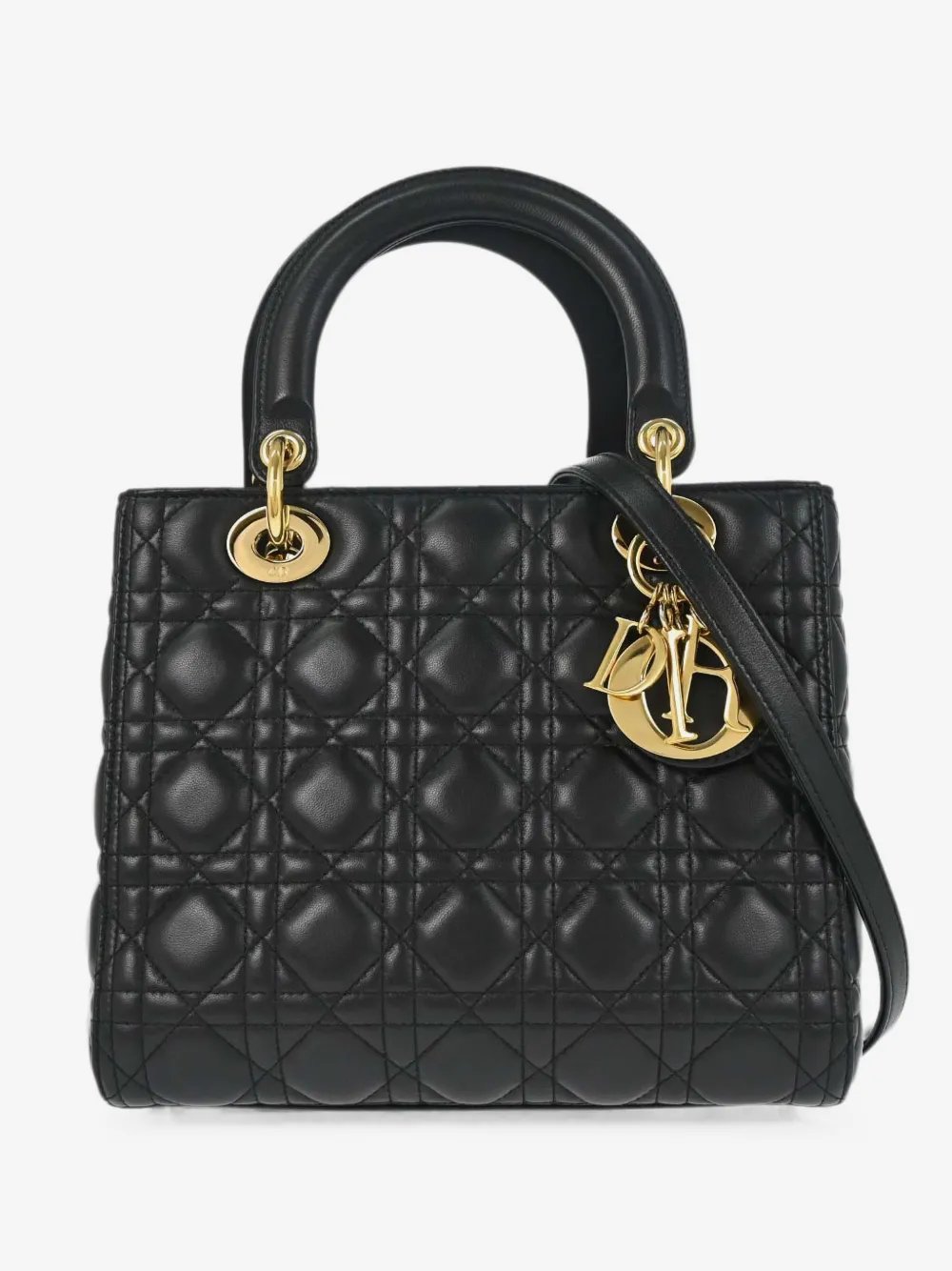 2015 medium Lady Dior cannage handbag