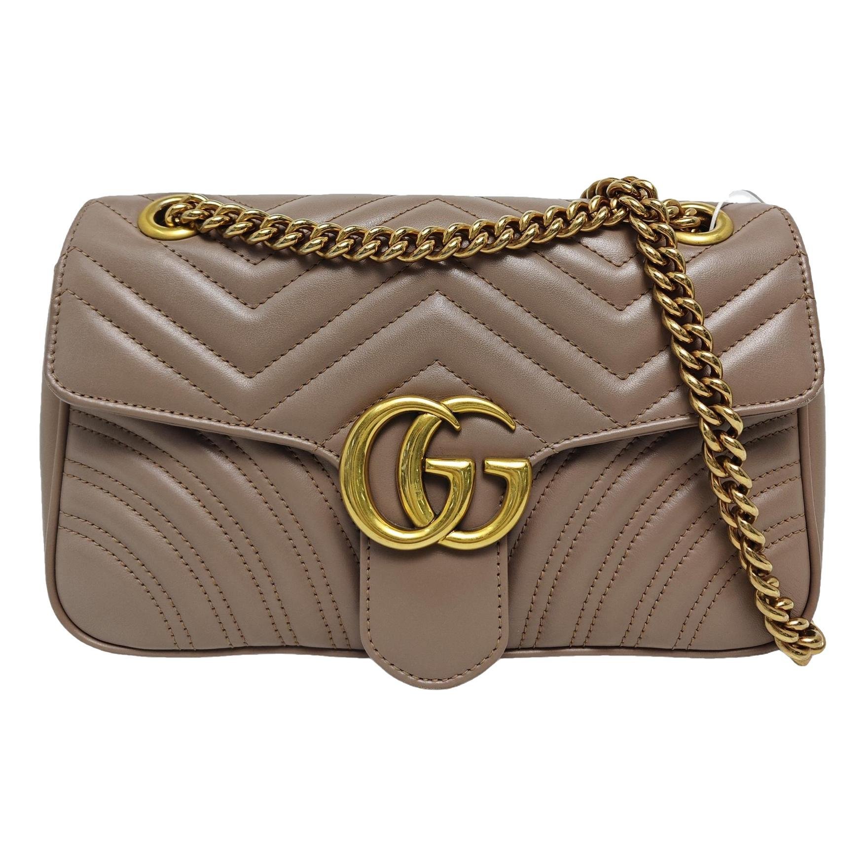GG Marmont Flap leather crossbody bag