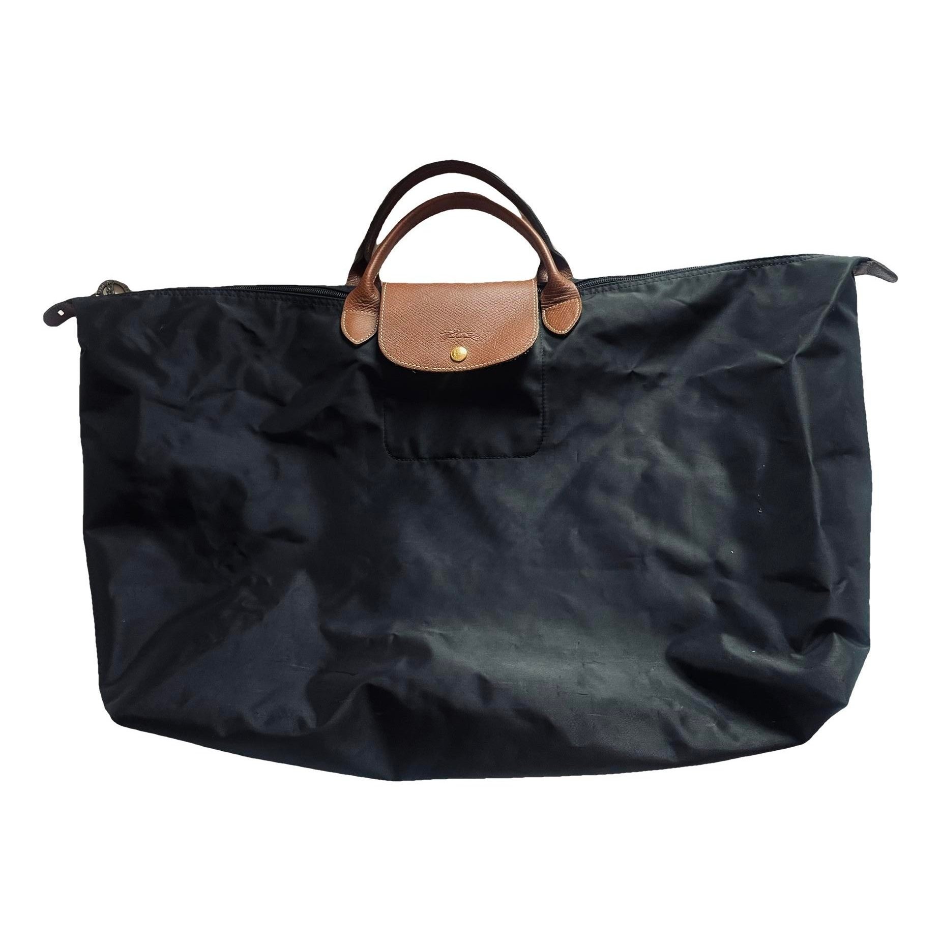 Pliage leather travel bag