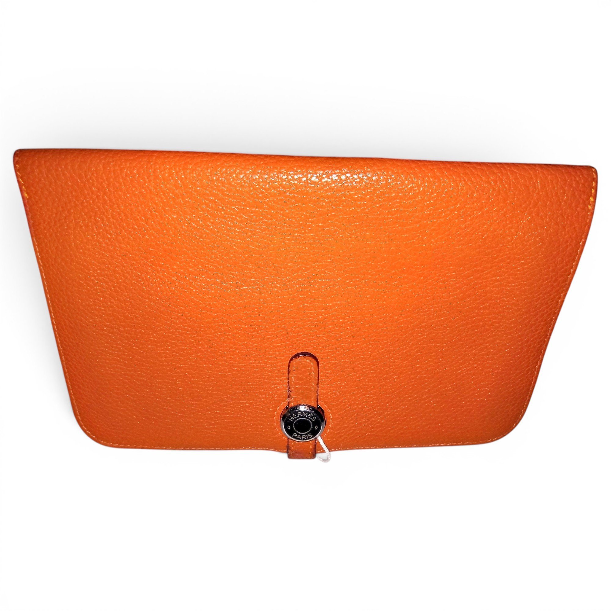 Dogon leather clutch bag