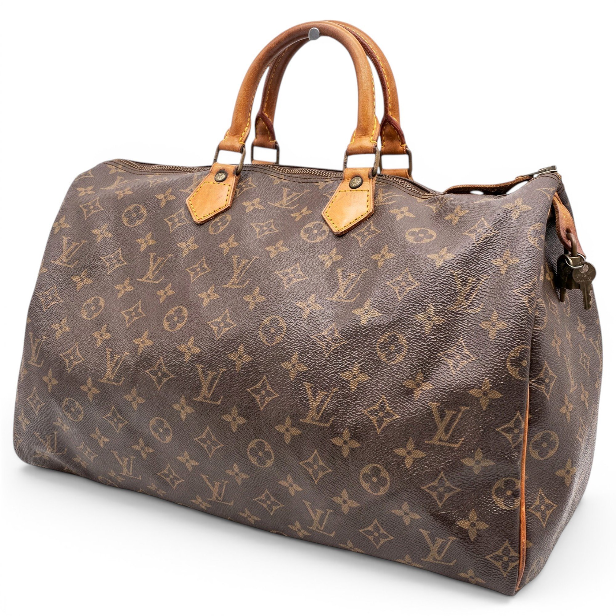 Speedy leather handbag