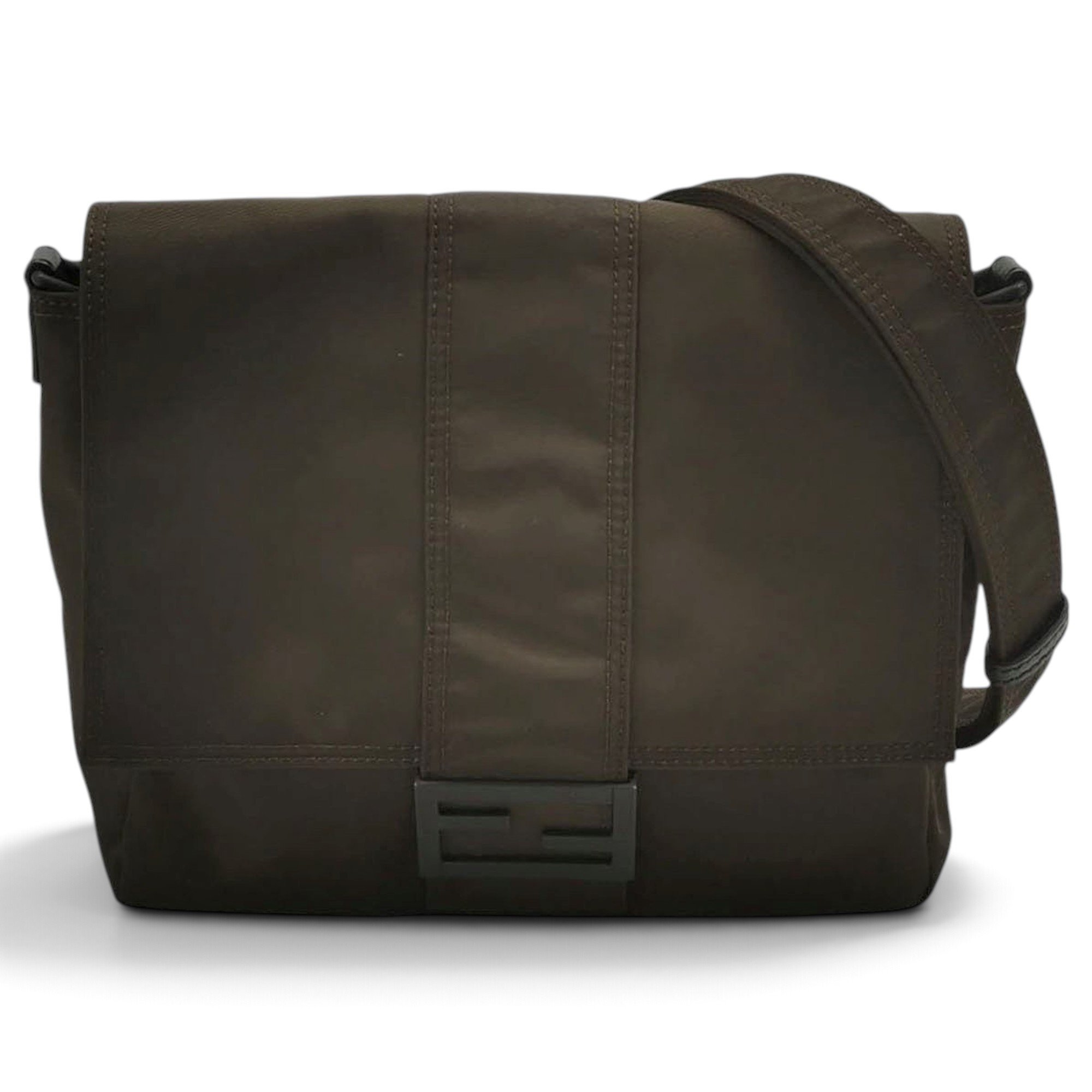 Baguette leather handbag
