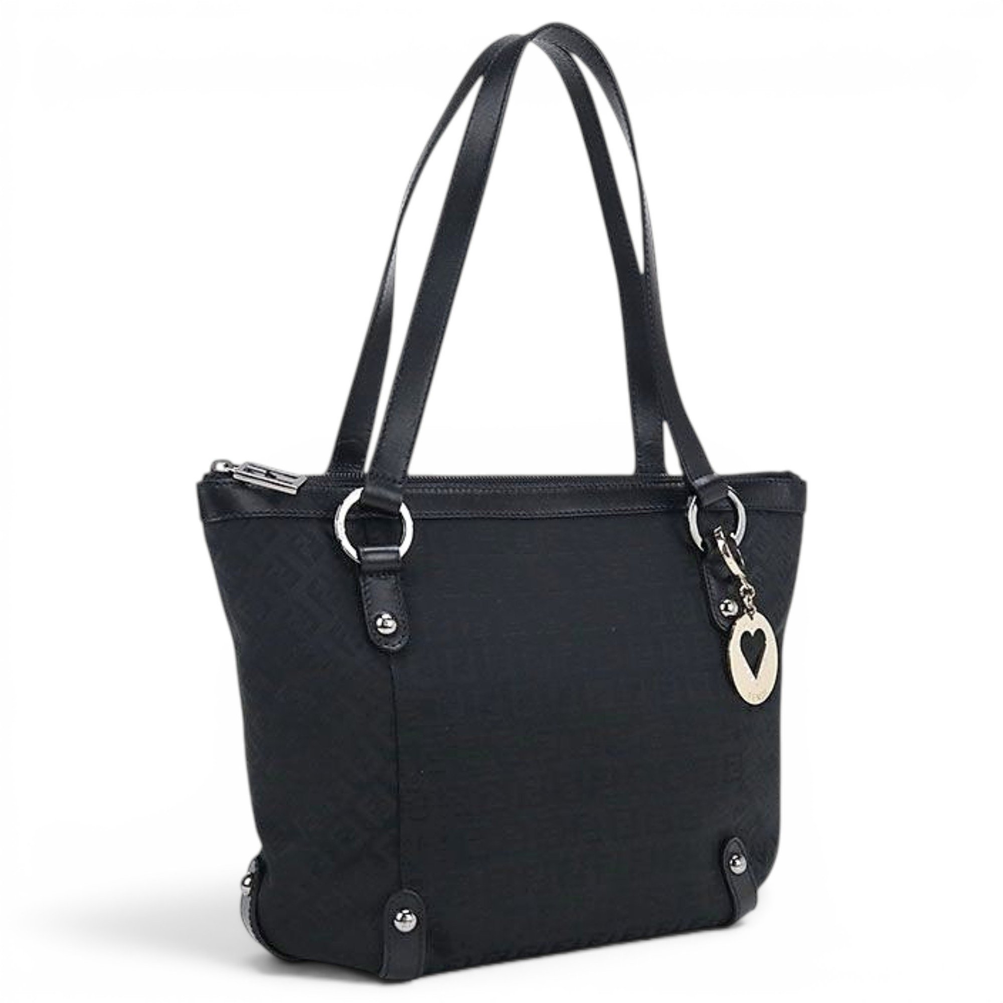 Pocket leather tote