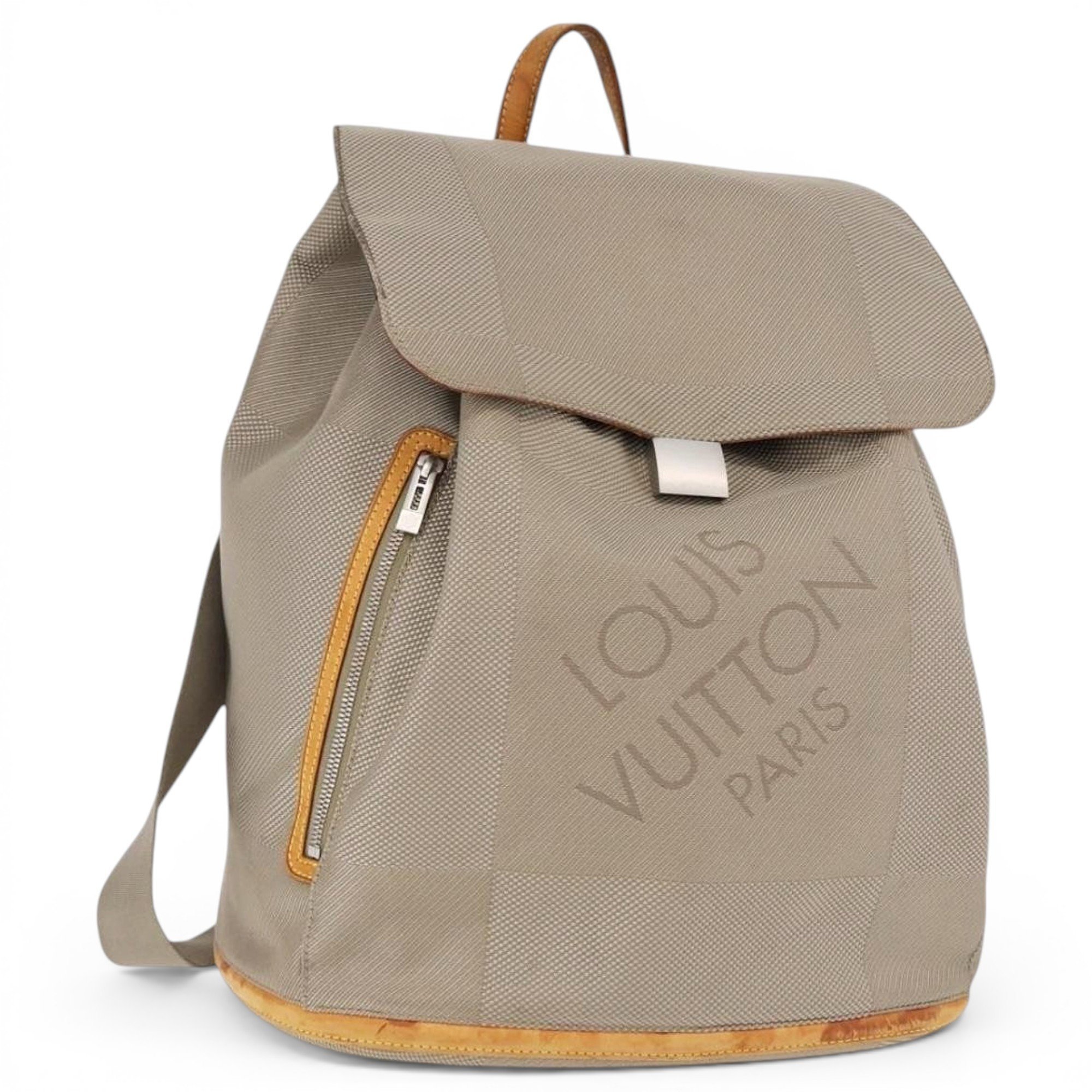 Leather backpack