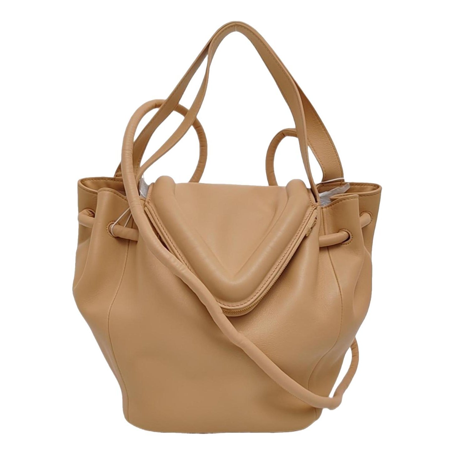 Beak leather handbag