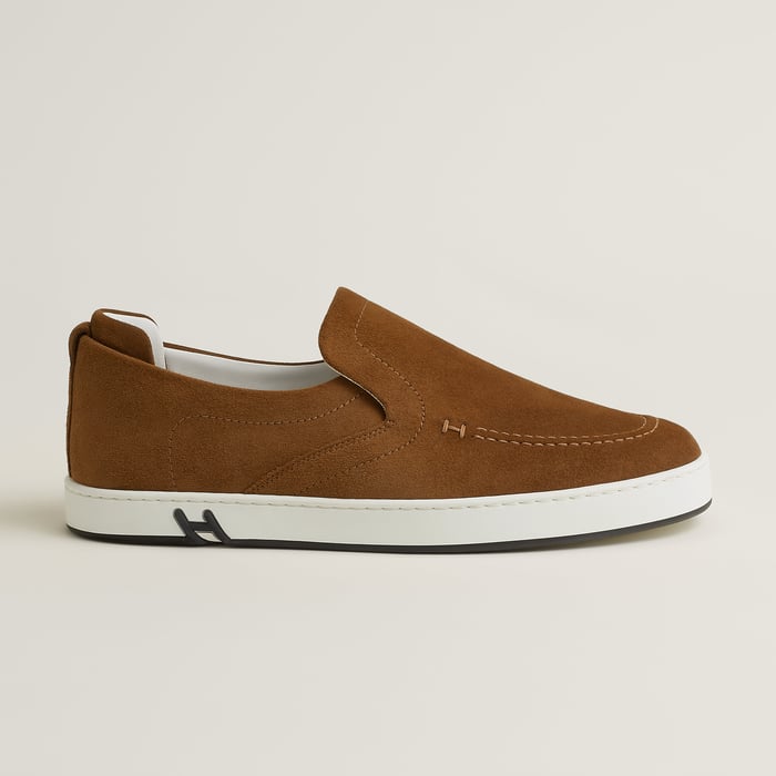 Brun Fumé Kiddy Slip-on Sneaker
