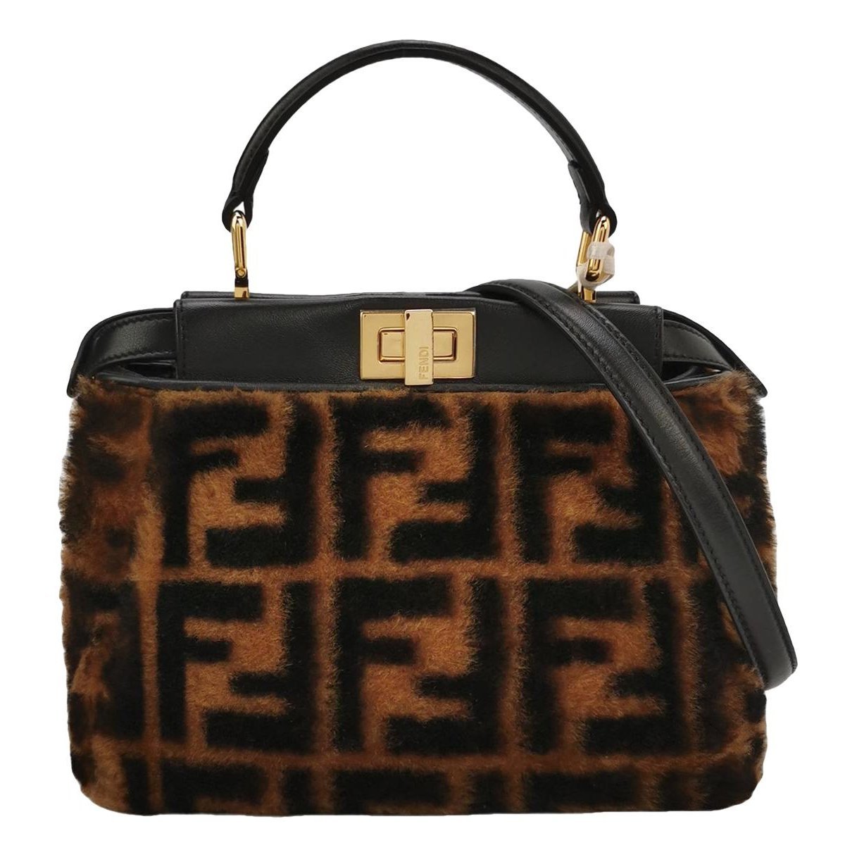 Peekaboo leather handbag