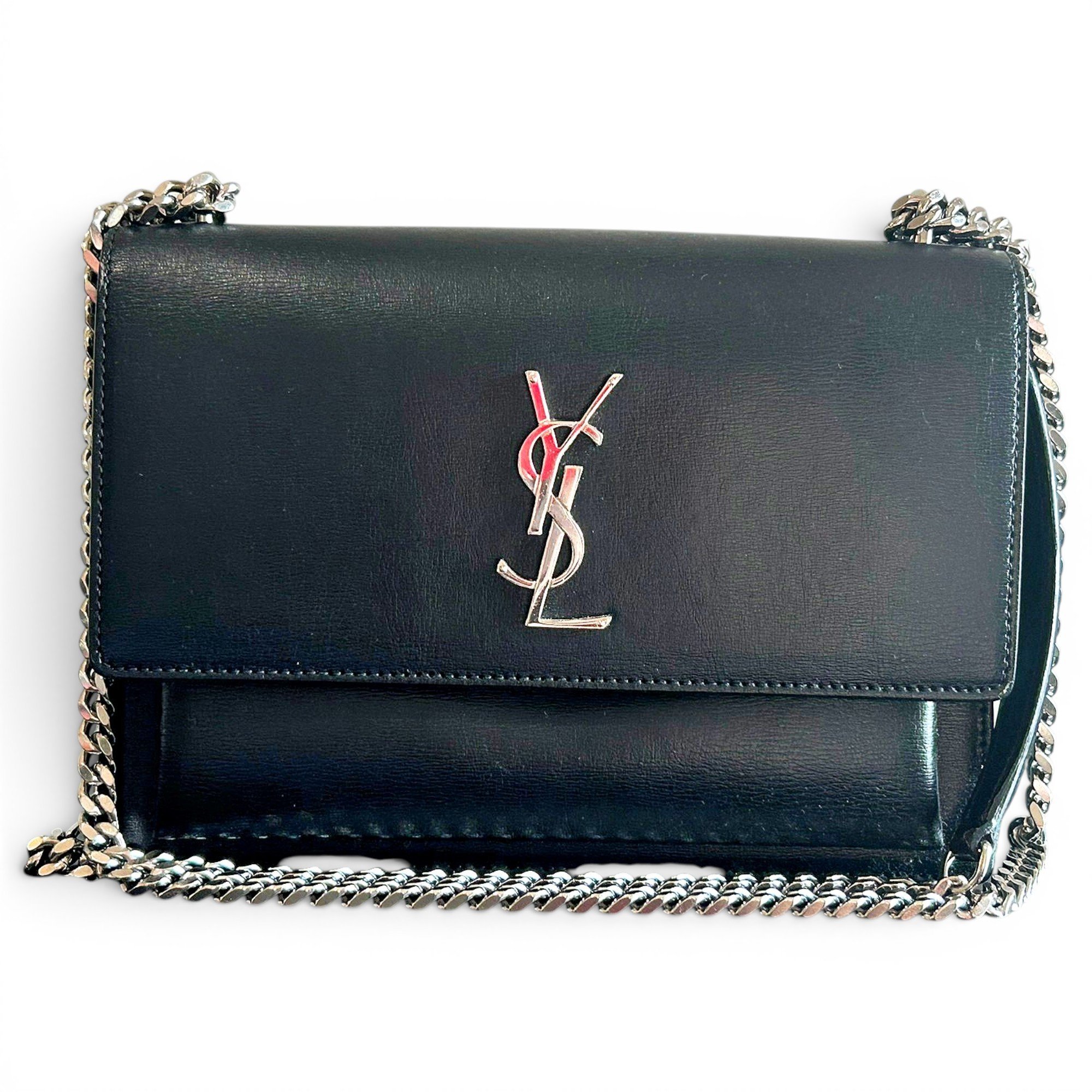Sunset leather crossbody bag