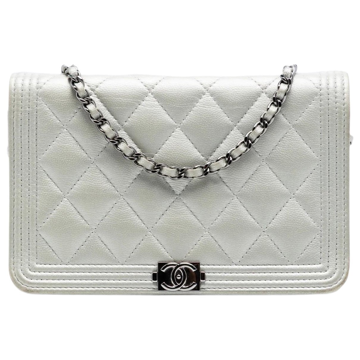 Boy leather crossbody bag