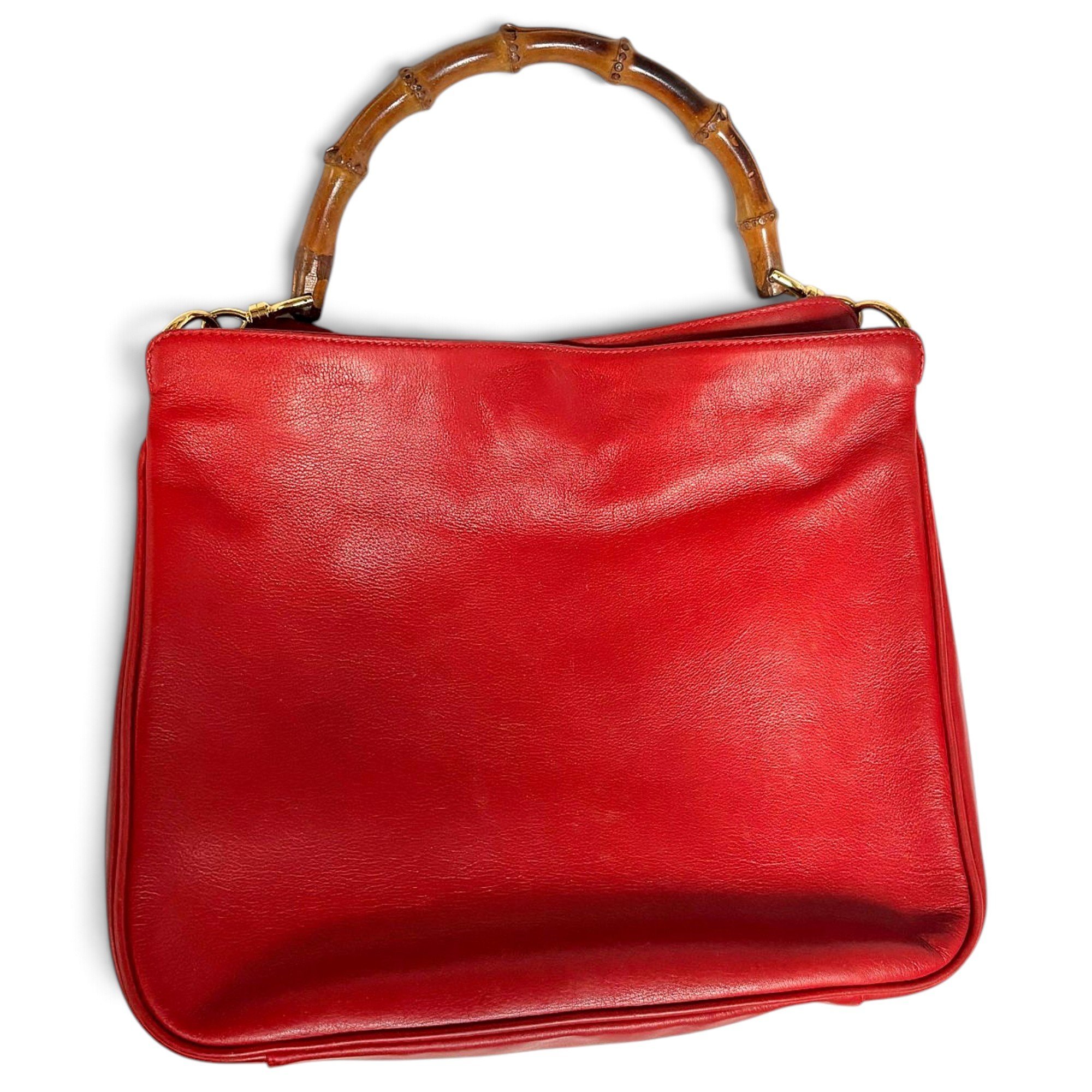 Bamboo Shopper leather tote