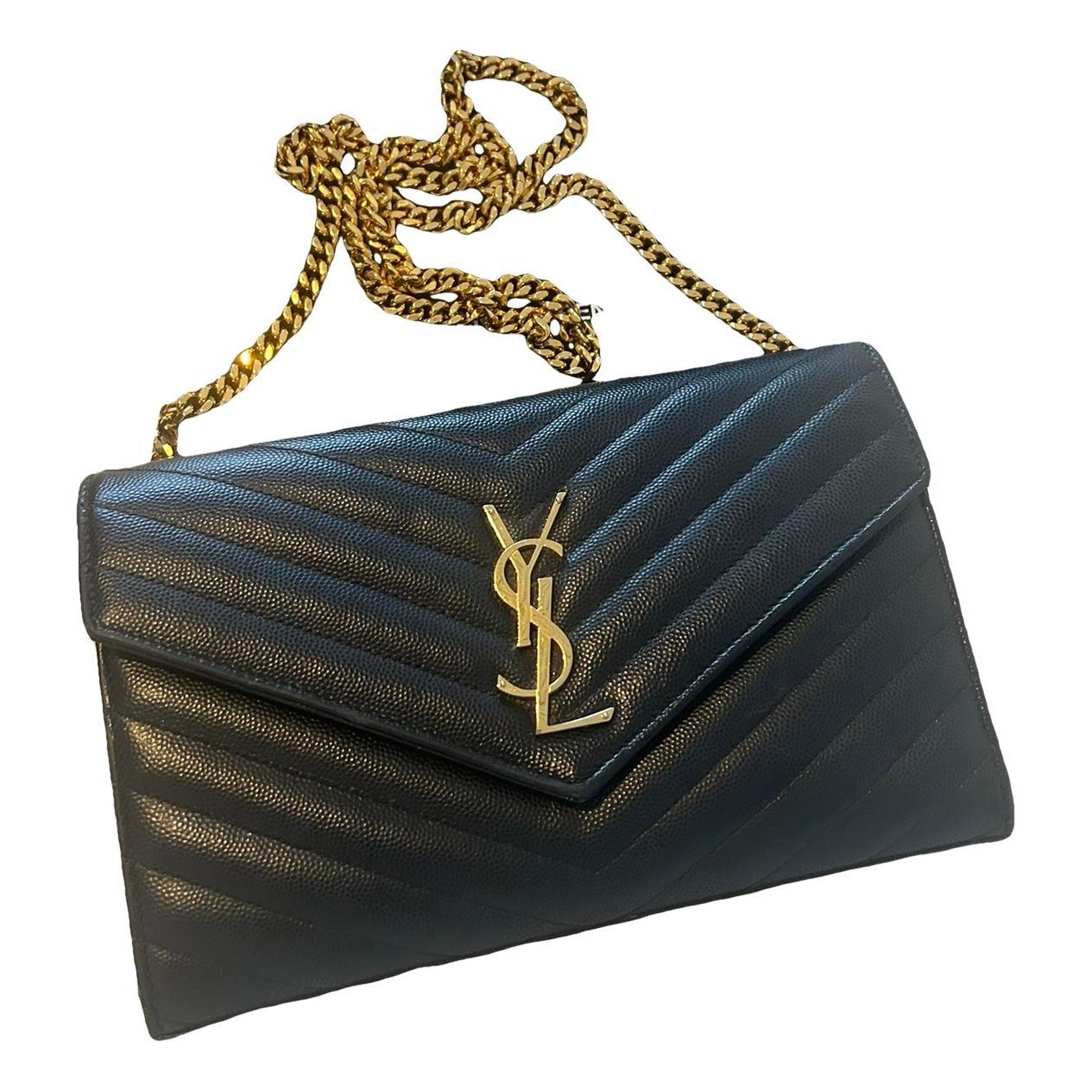 Cassandre leather clutch bag