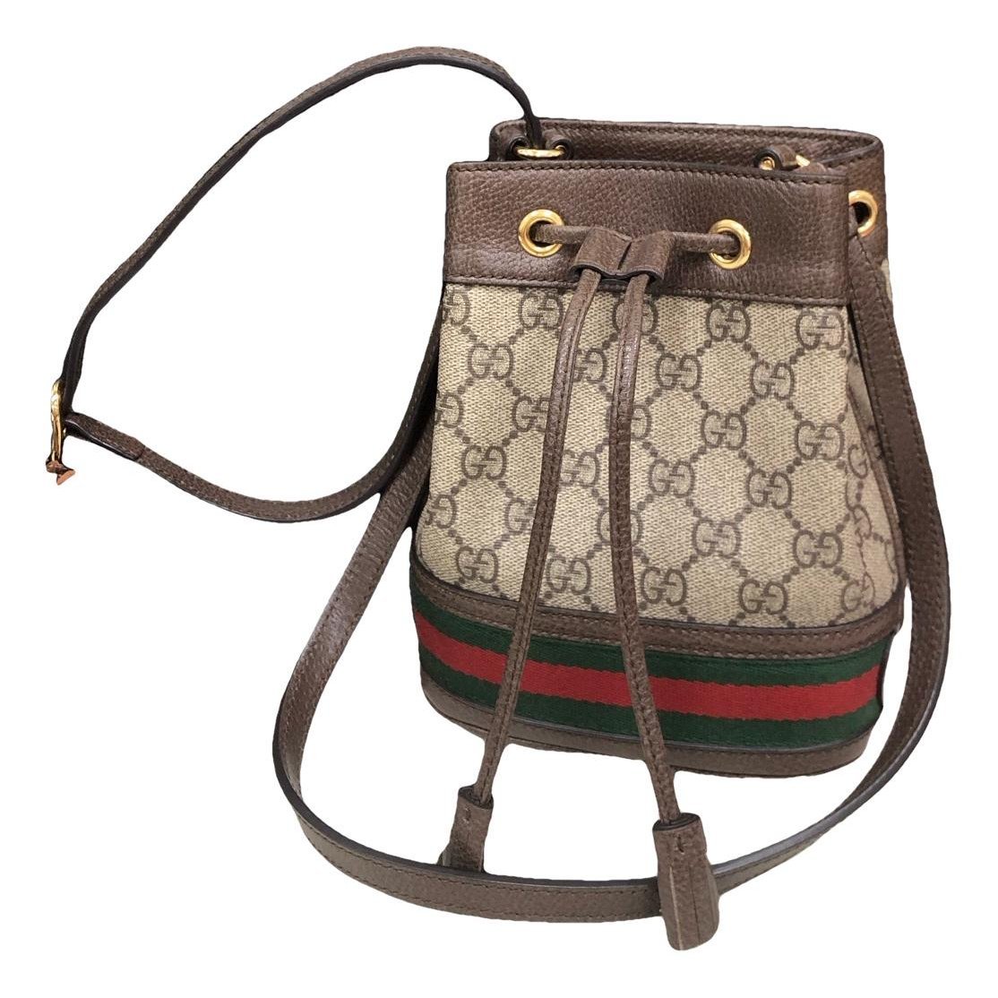 Ophidia Bucket leather handbag