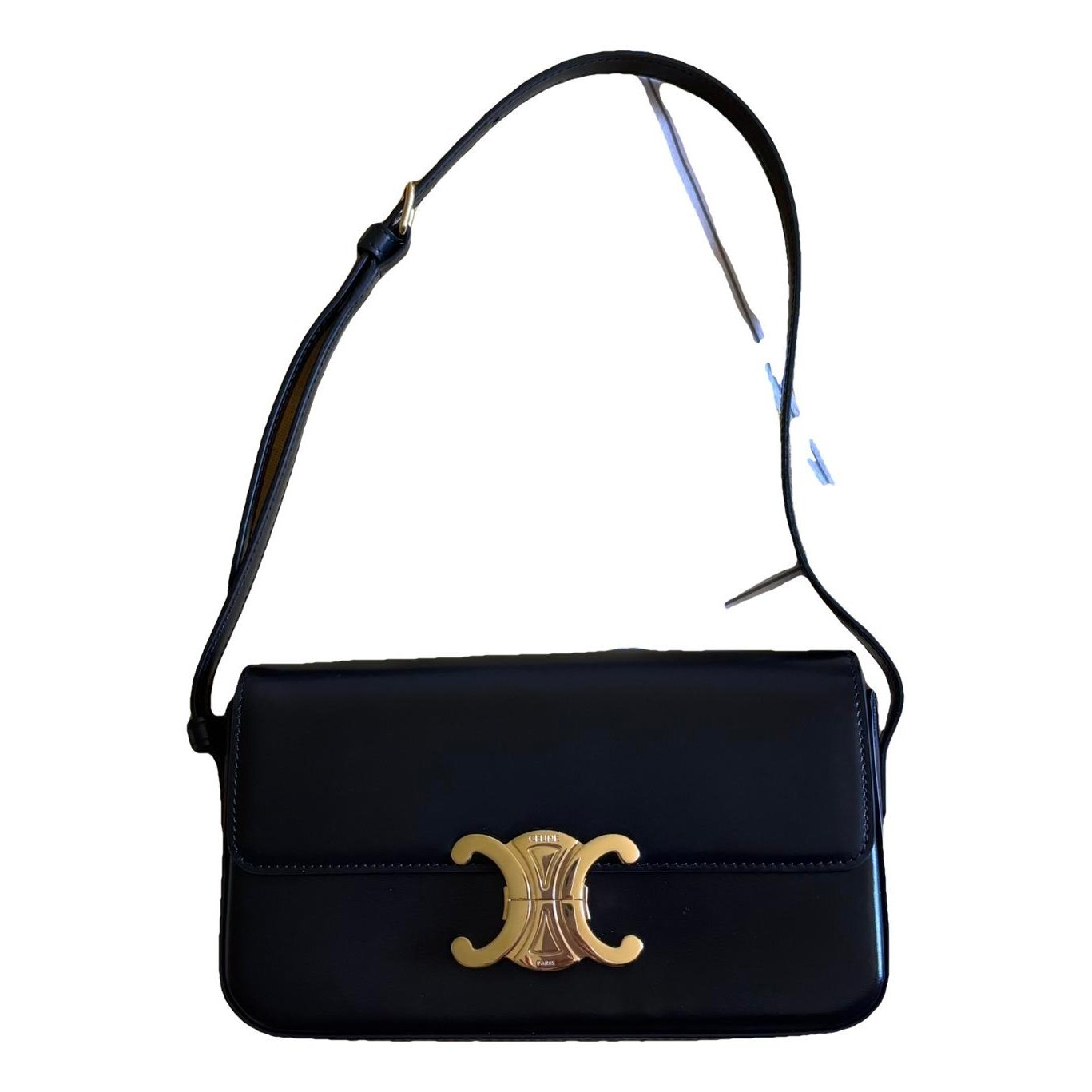 Triomphe Long leather handbag