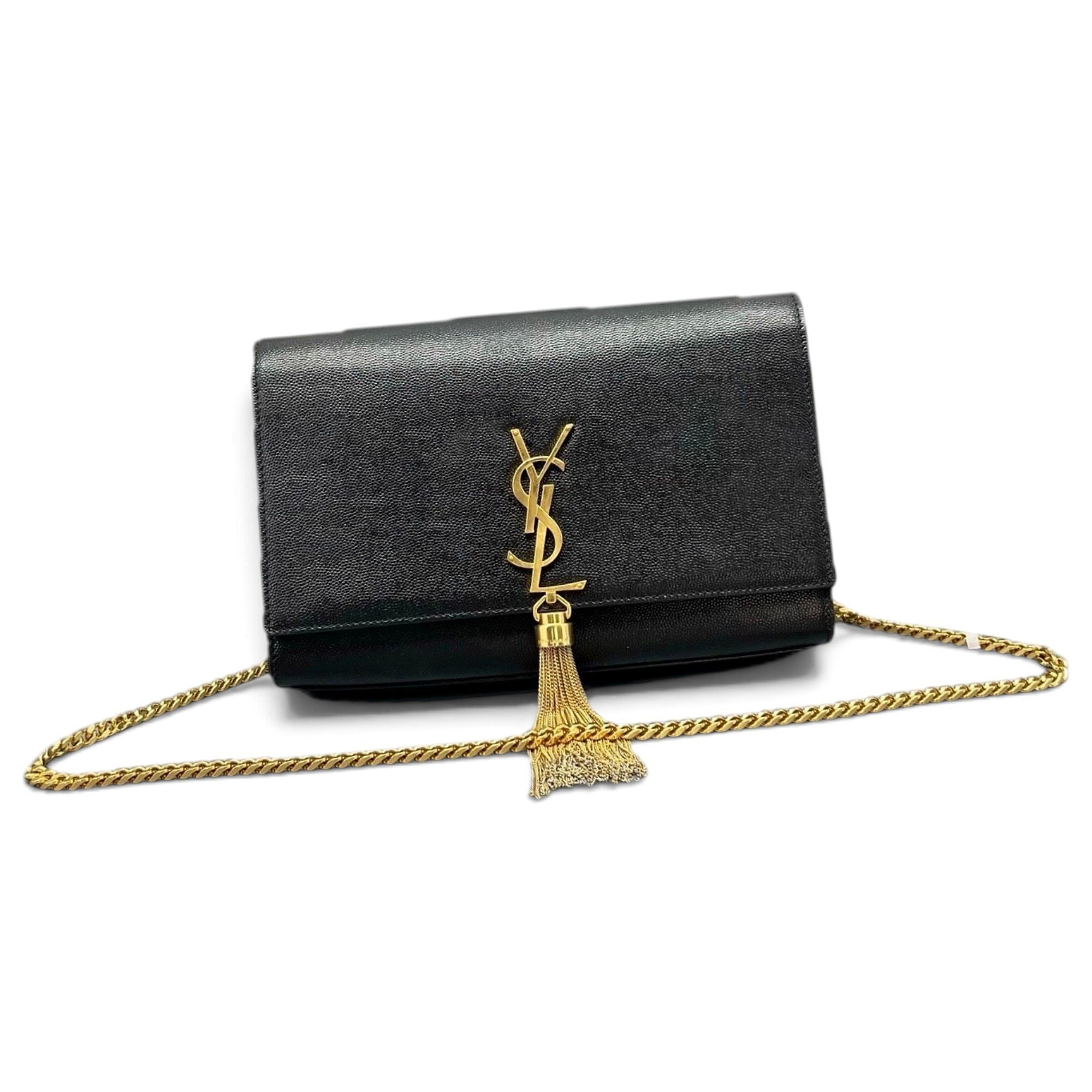 Pompom Kate leather handbag