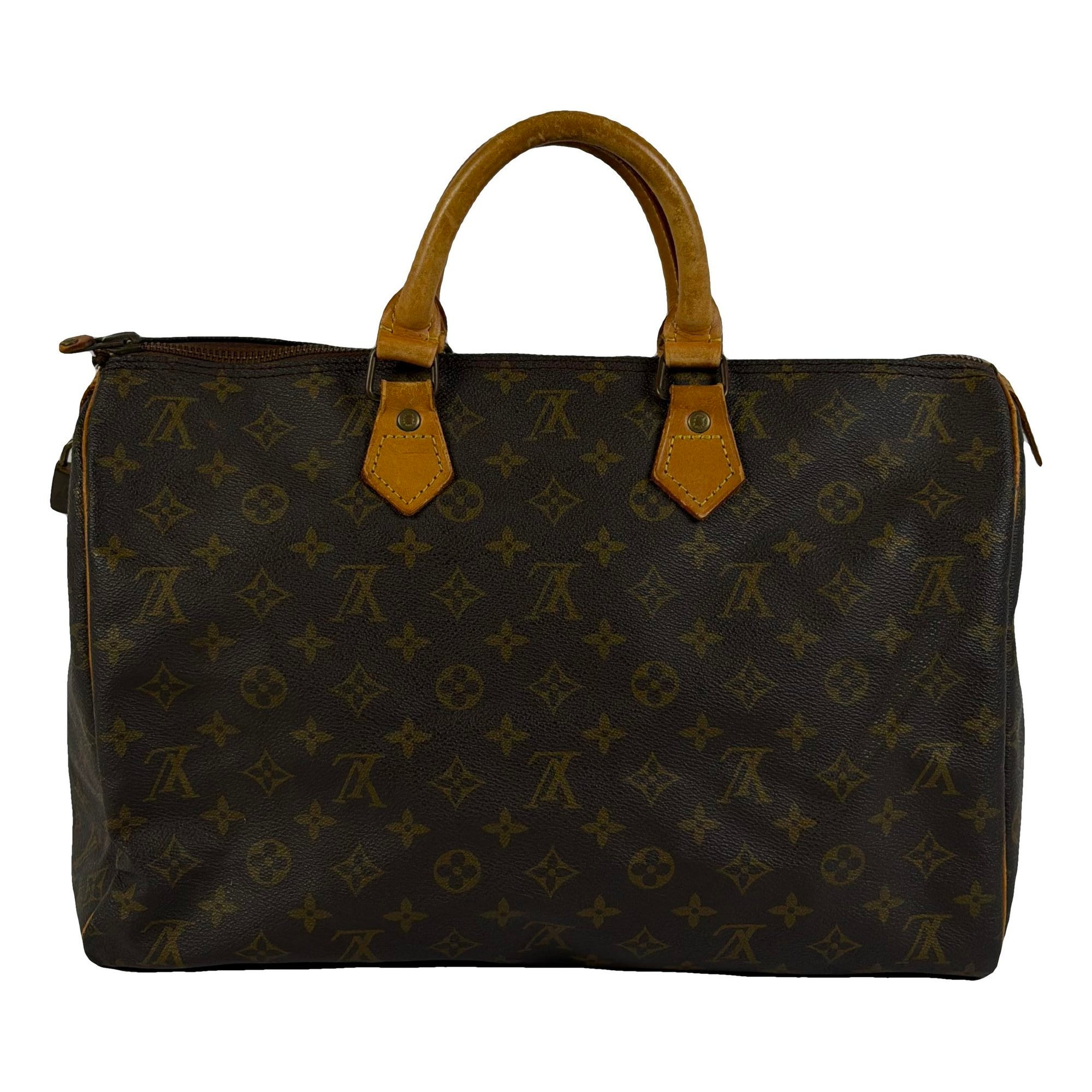 Speedy leather handbag