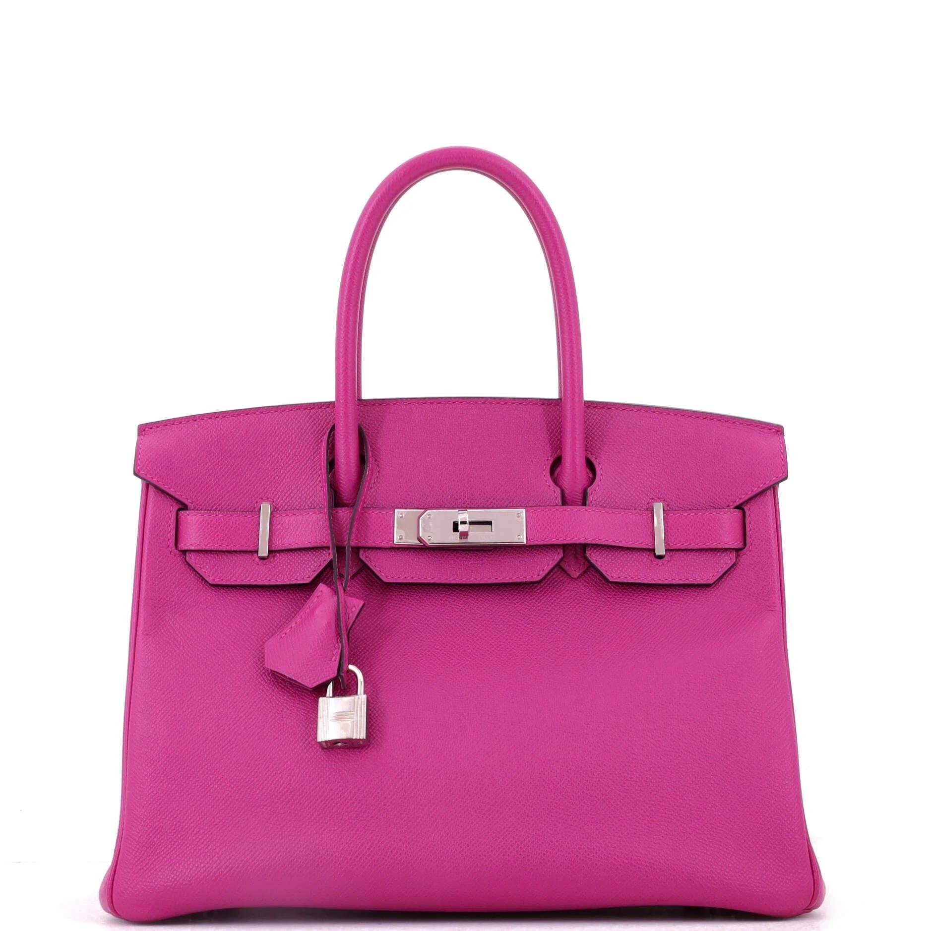 Birkin 30 leather handbag