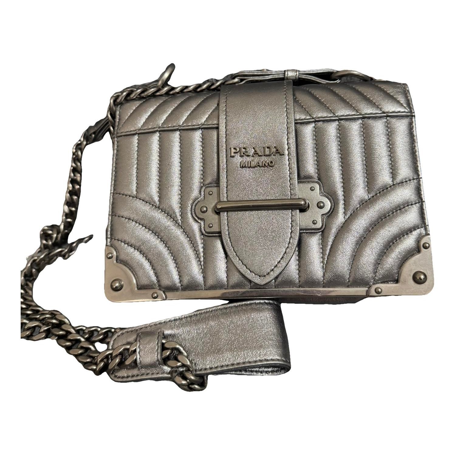 Cahier leather crossbody bag